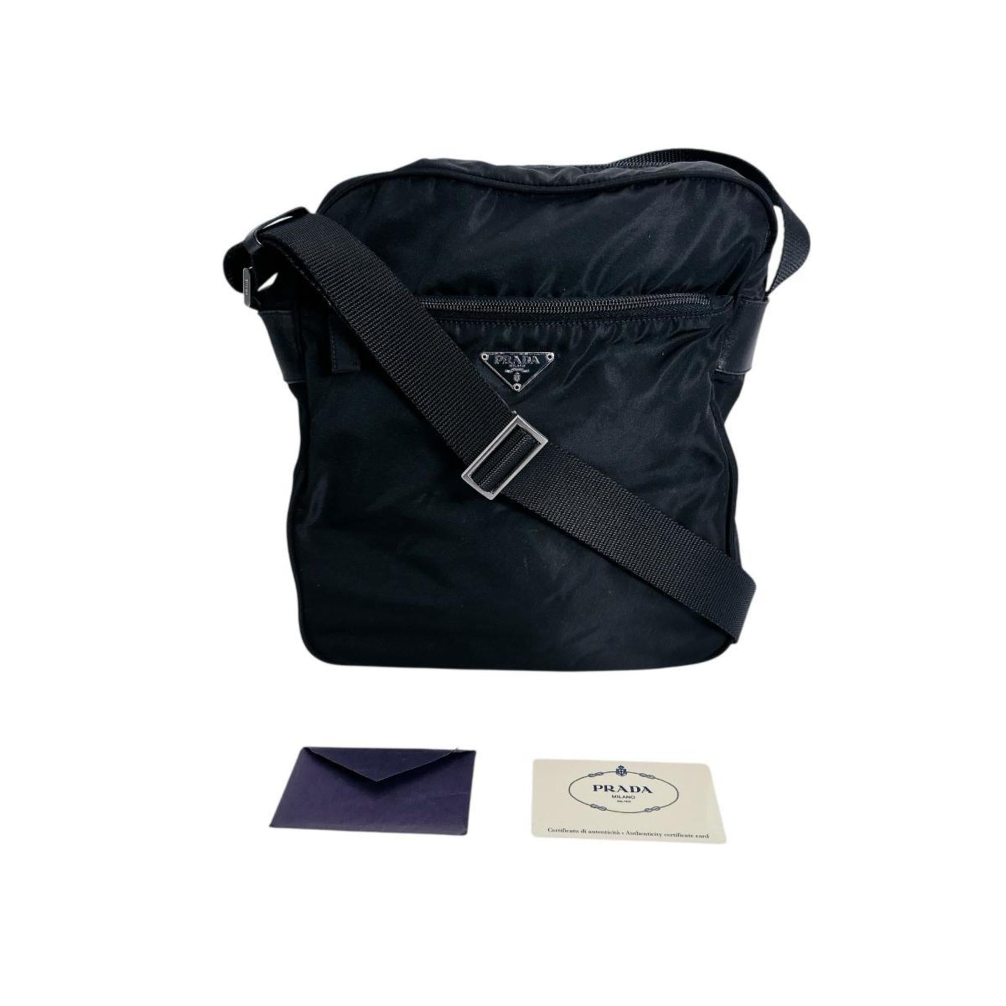 Prada Black Nylon Shoulder Bag Sling Bag