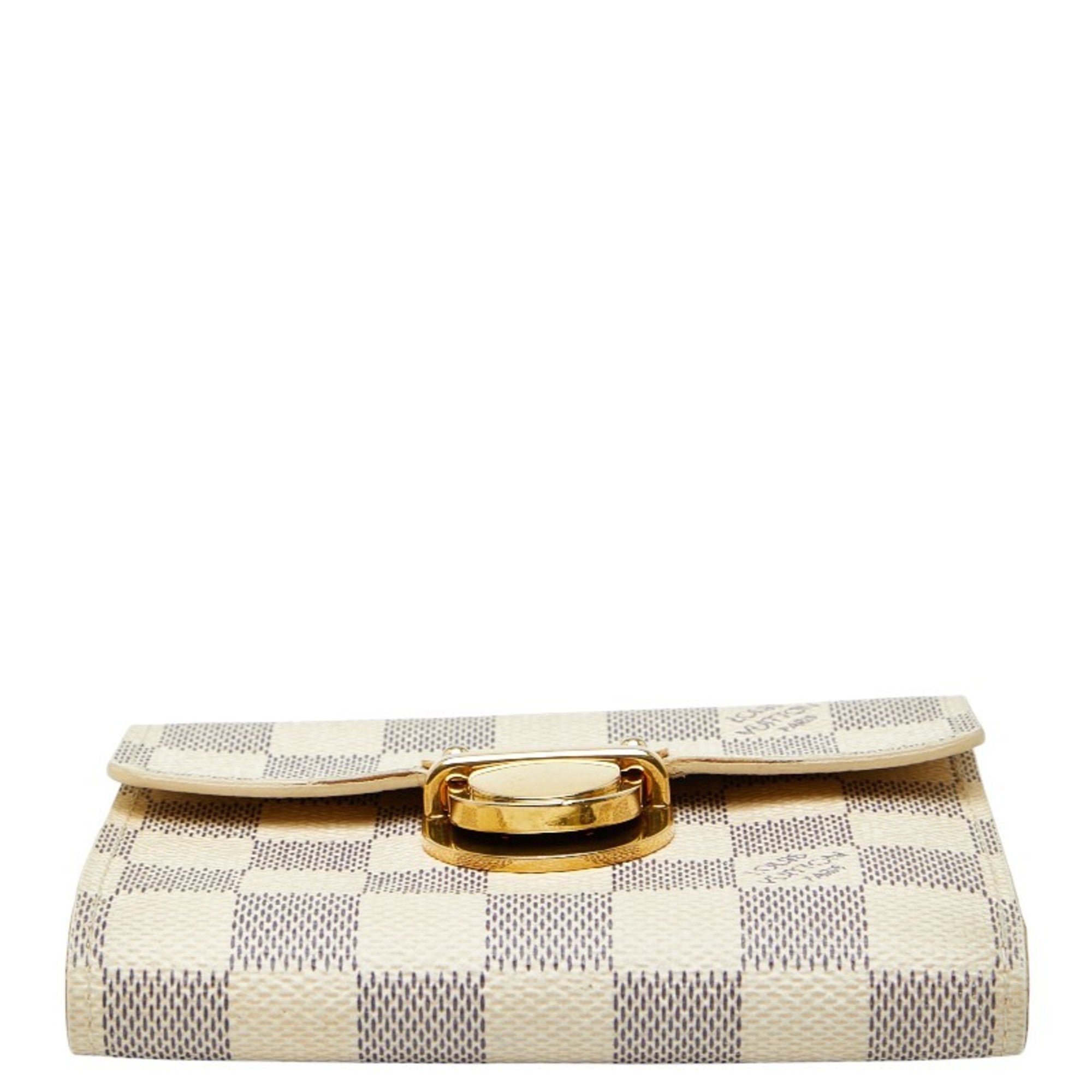Louis Vuitton Damier Azur White Pvc Wallet