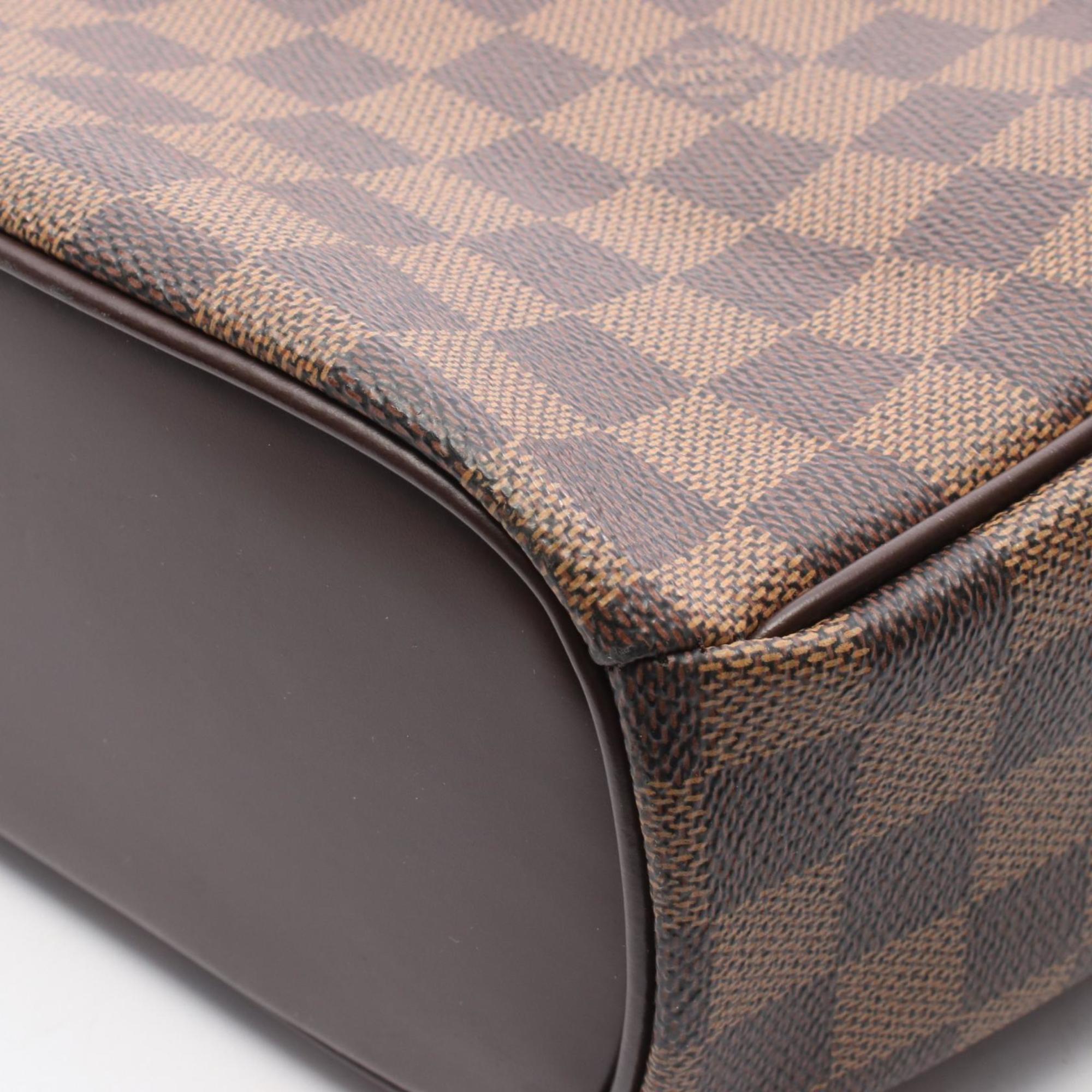 Louis Vuitton Brown Ebene Coated Canvas Leather Handbag