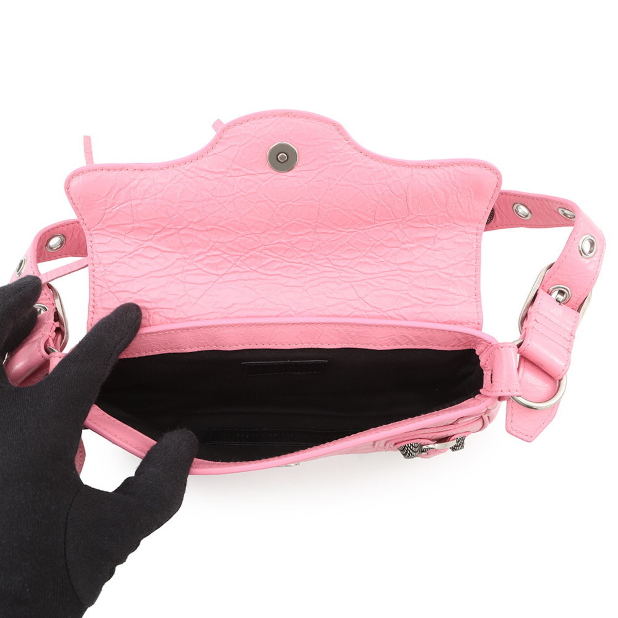 Balenciaga Pink Leather Handbag Shoulder