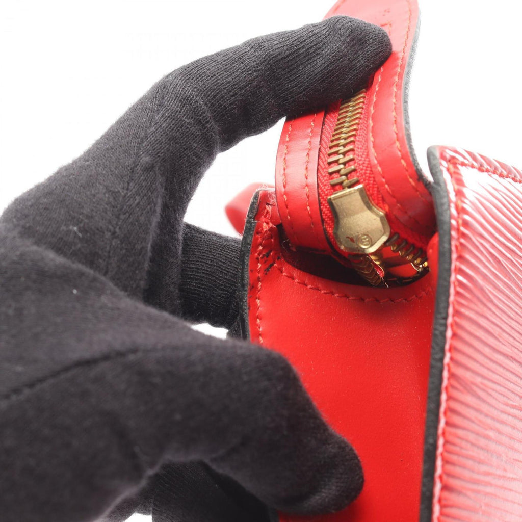 Louis Vuitton Castilian Red Red Color Epi Leather Handbag Shoulder Bag