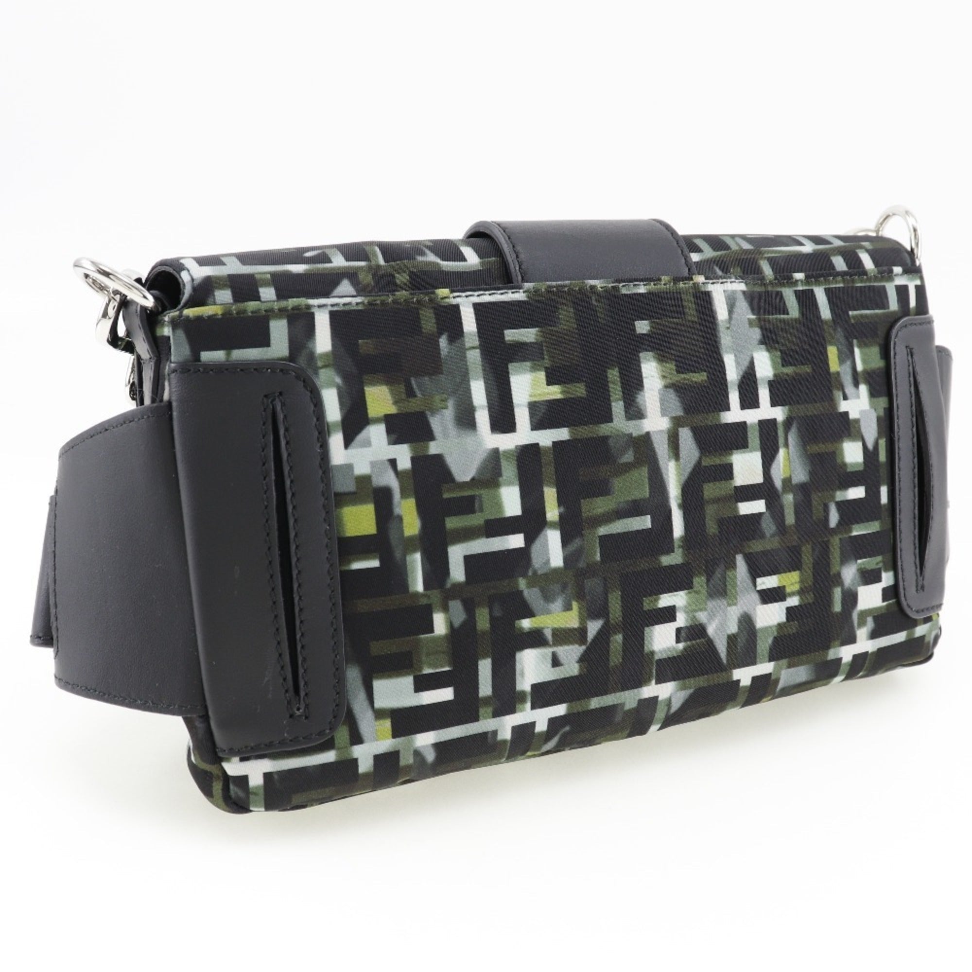 Fendi Black Nylon Shoulder Bag