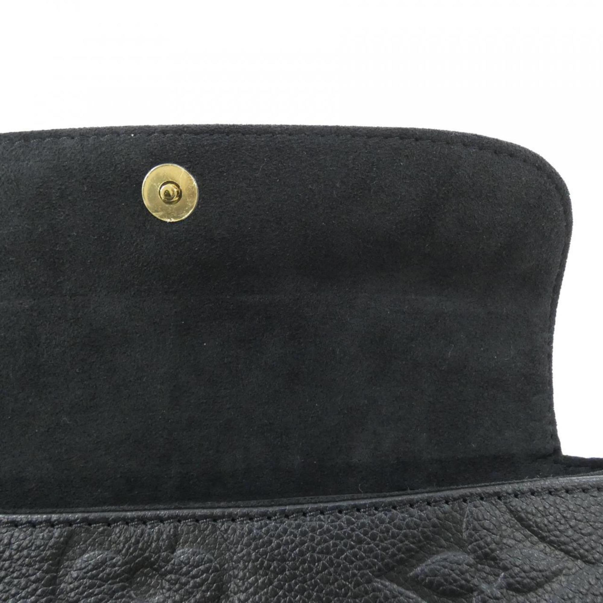 Louis Vuitton Black Leather Shoulder Bag