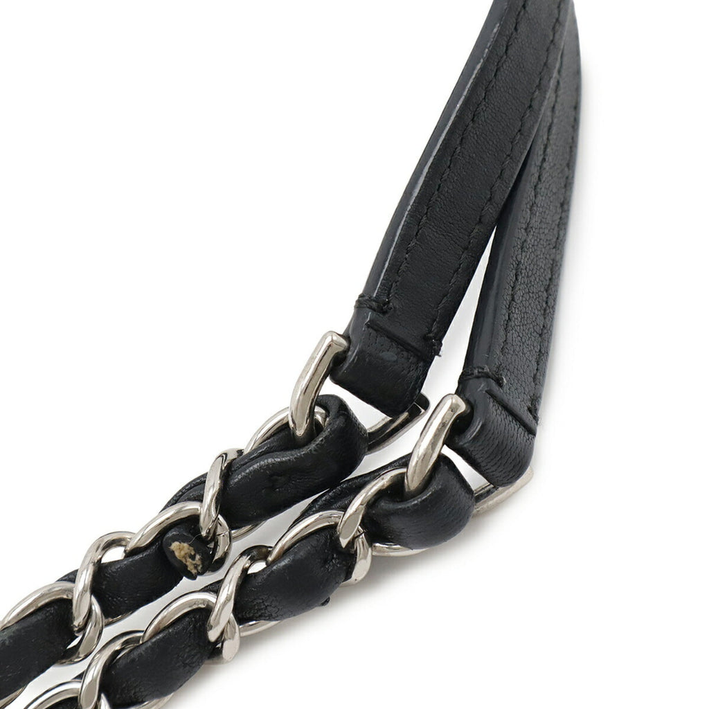Chanel Black Leather Shoulder Bag