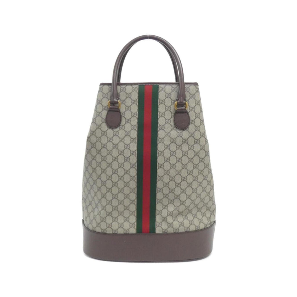 Gucci Ophidia Beige Brown Gg Supreme Handbag (Pre-Owned)