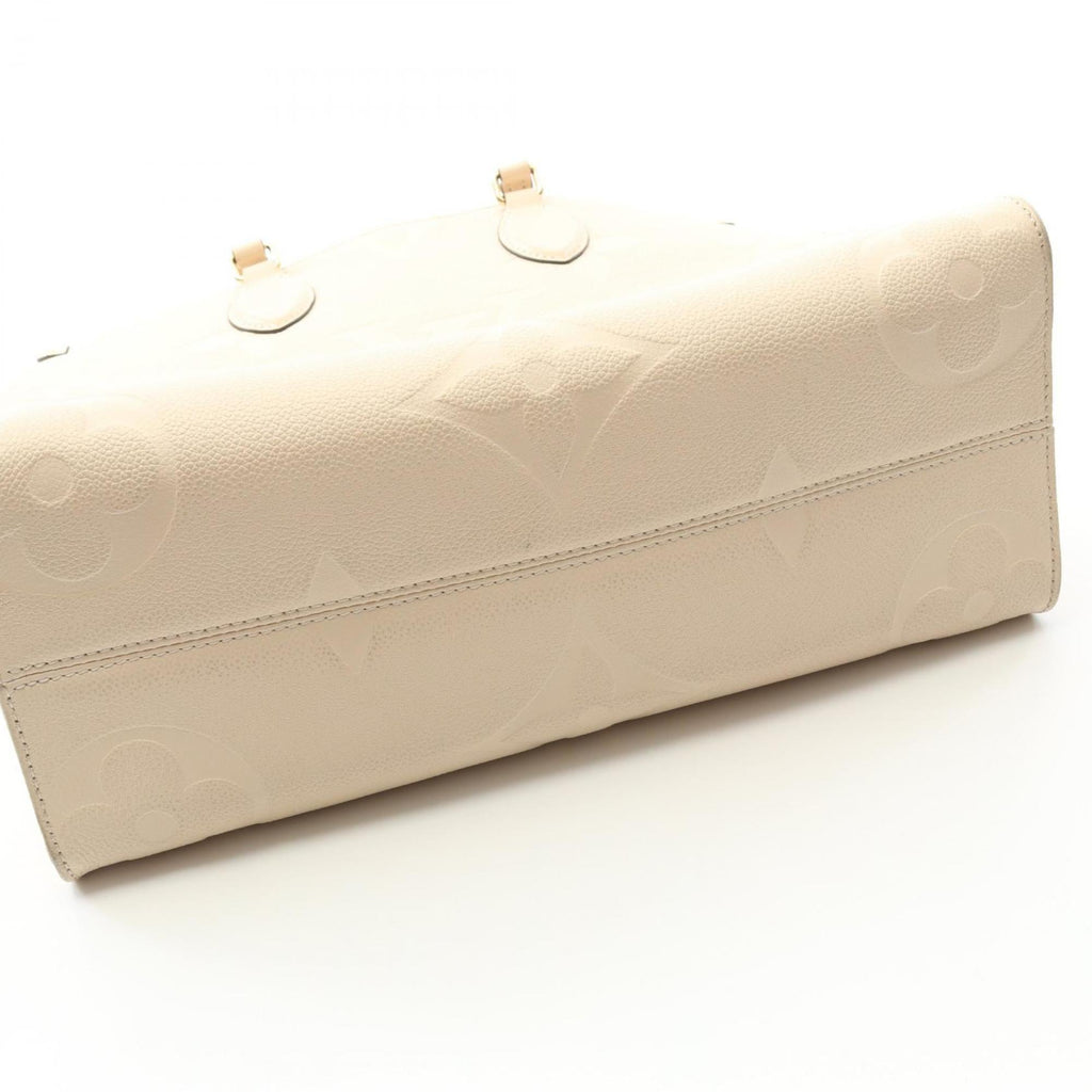 Louis Vuitton Cream Ivory Monogram Empreinte Tote Bag
