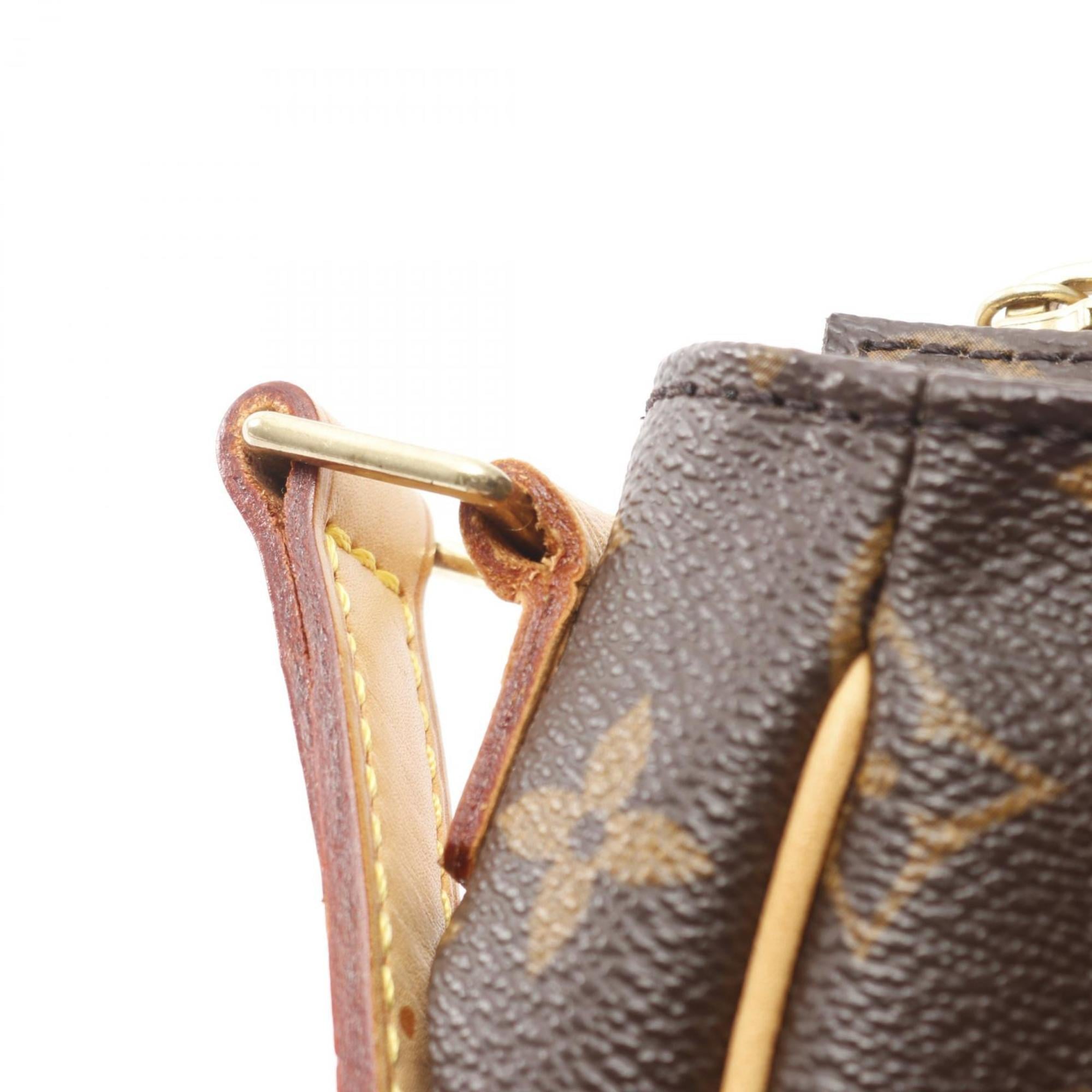 Louis Vuitton Brown Pvc Leather Shoulder Bag