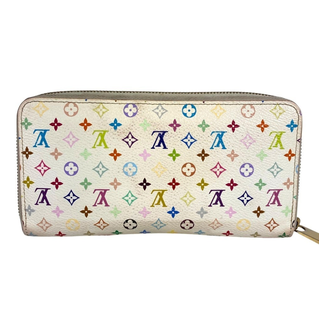 Louis Vuitton Pink White Monogram Multicolore Long Wallet