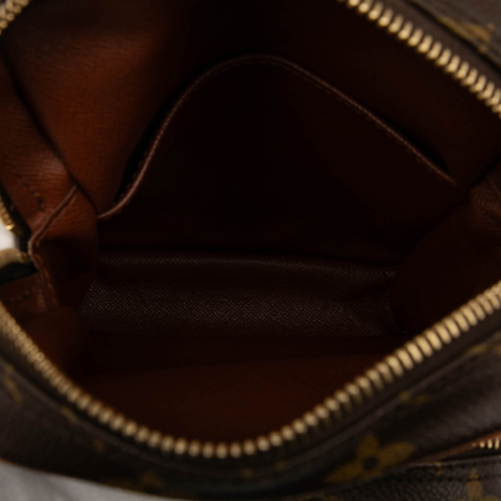 Louis Vuitton Brown Pvc Leather Shoulder Bag