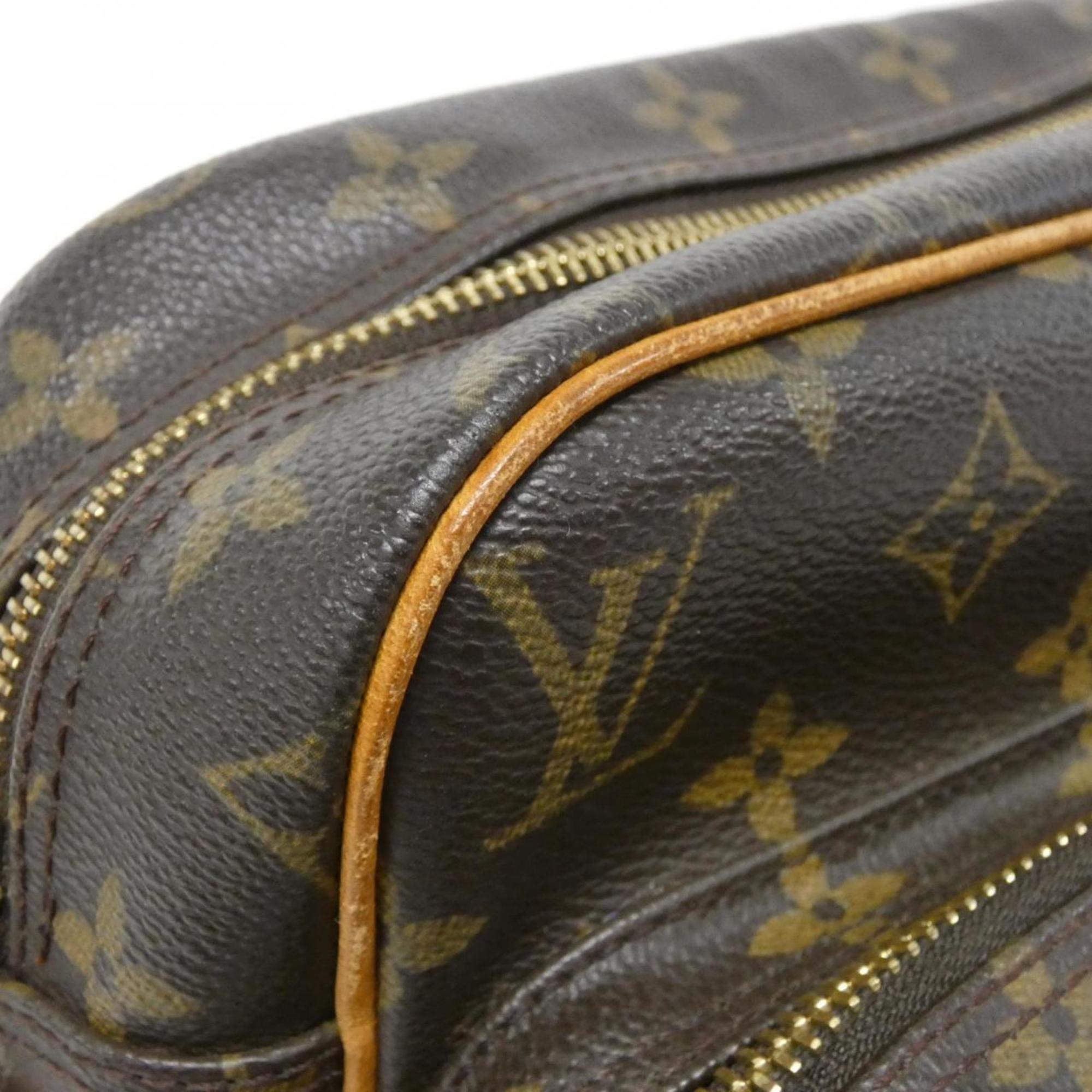 Louis Vuitton Marron Coated Canvas Shoulder Bag
