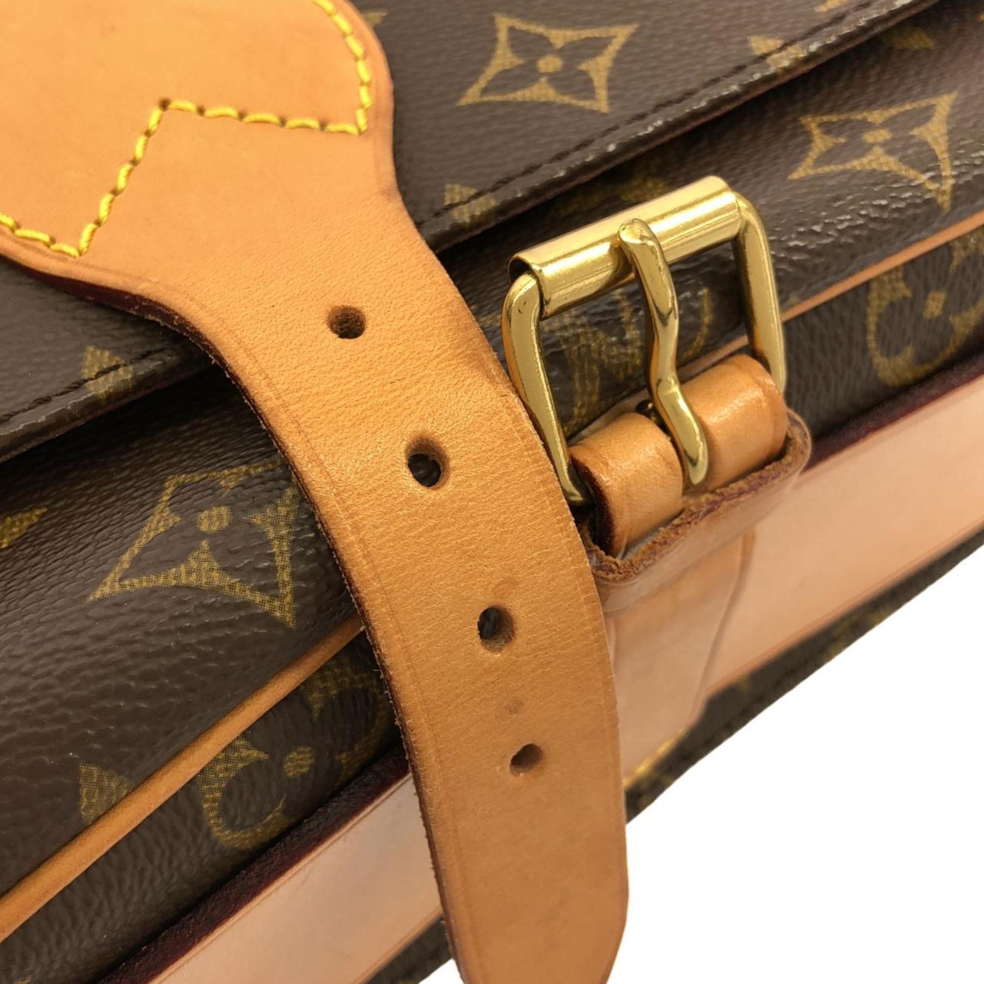 Louis Vuitton Marron Monogram Monogram Coated Canvas Shoulder Bag