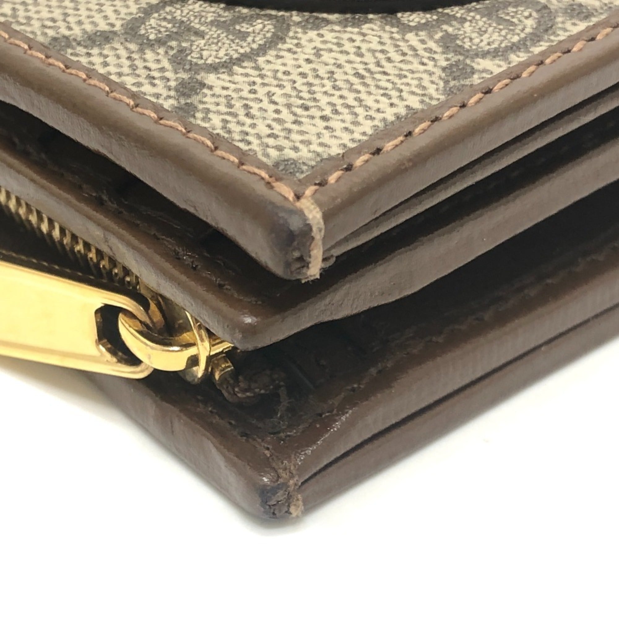 Gucci Gg Supreme Brown Gg Supreme Wallet (Bi-Fold) (Pre-Owned)