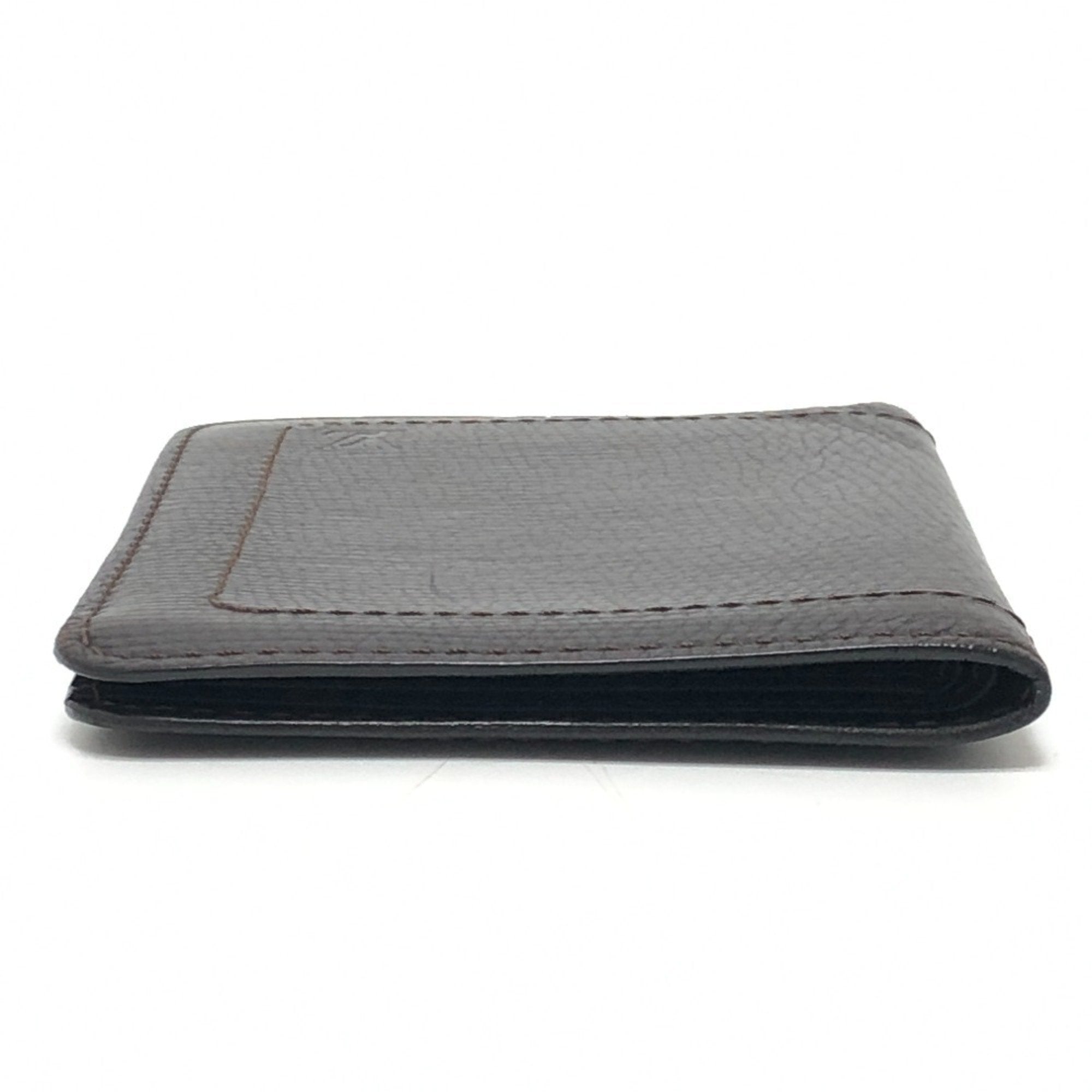 Louis Vuitton Coffee Utah Leather Coin Purse/Coin Case