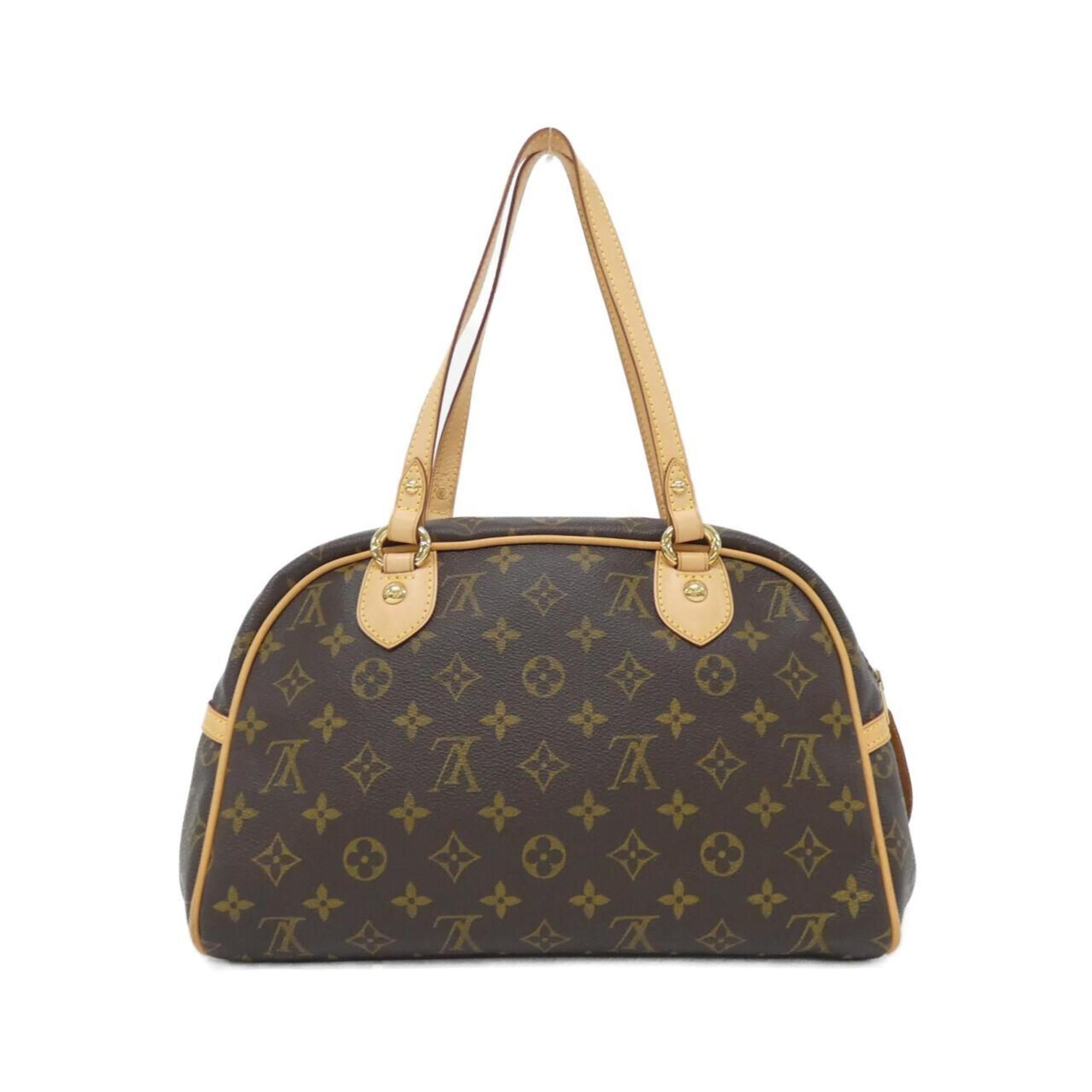 Louis Vuitton Marron Coated Canvas Shoulder Bag