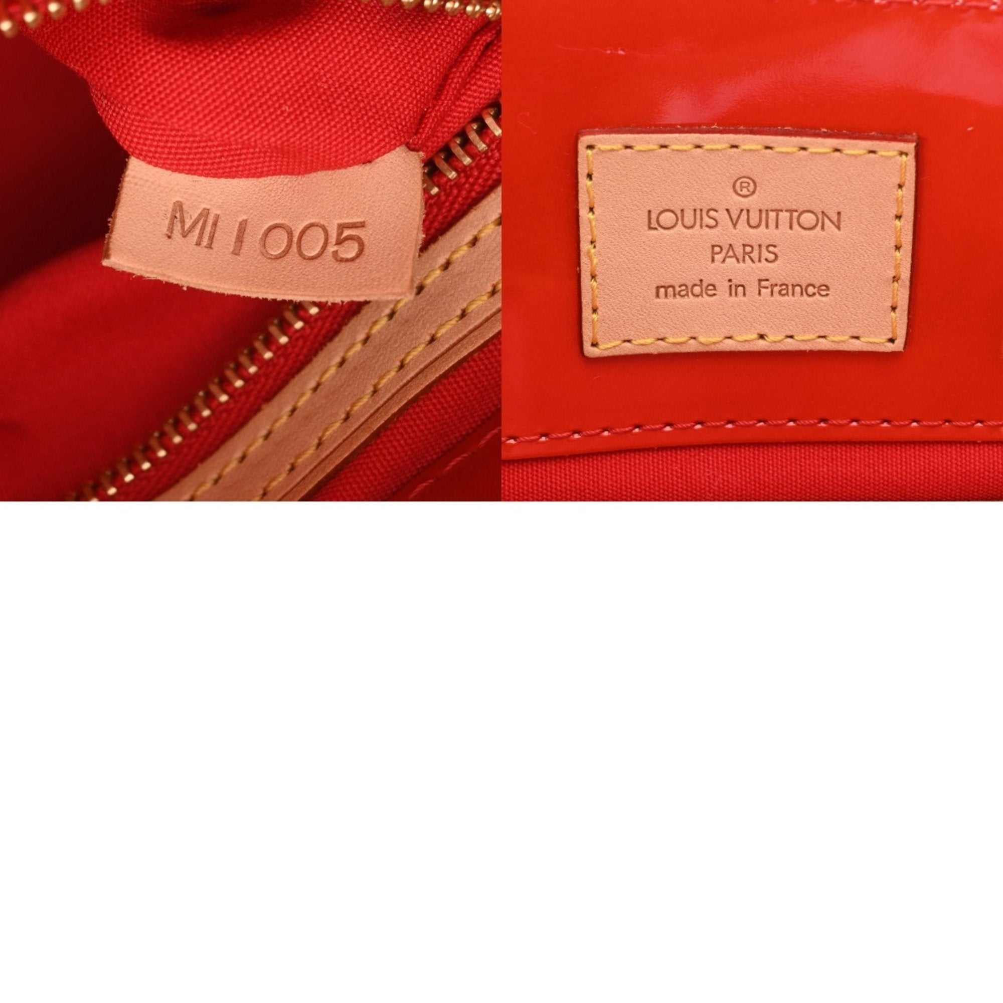 Louis Vuitton Rouge Monogram Vernis Handbag