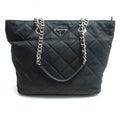 Prada Black Nylon Tote Bag