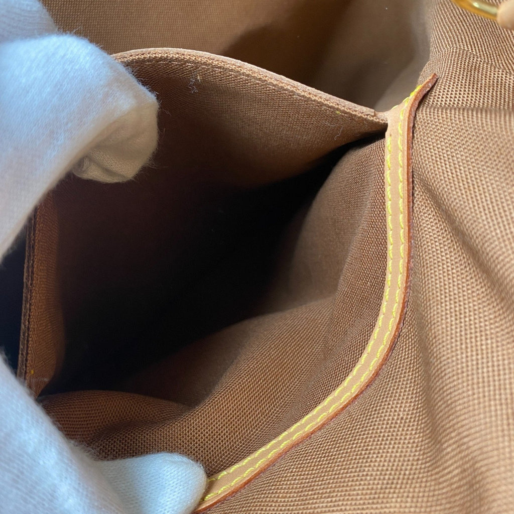Louis Vuitton Brown Pvc Leather Backpack