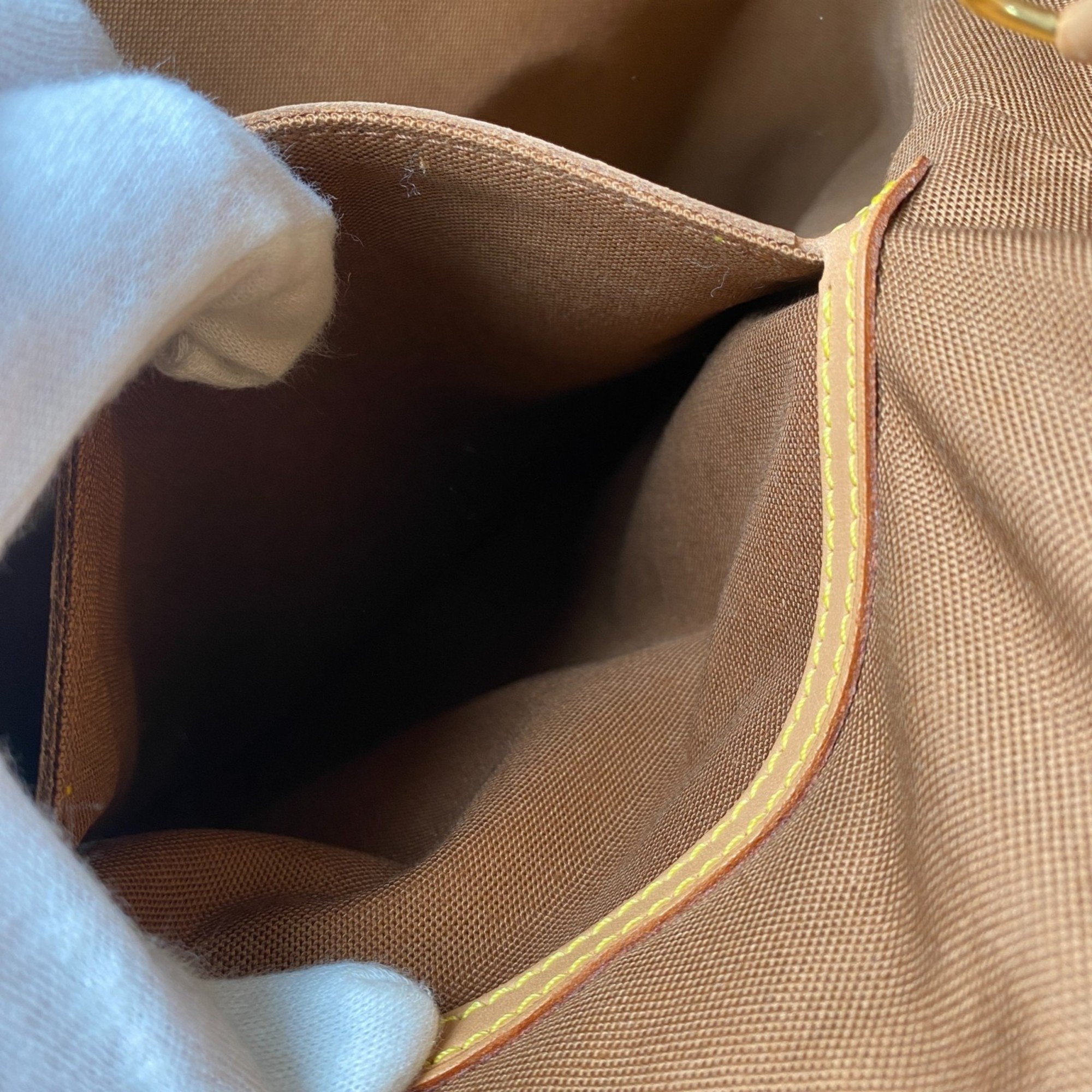 Louis Vuitton Brown Pvc Leather Backpack