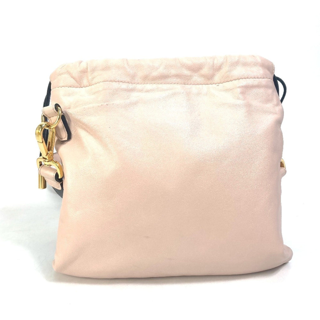 Fendi Pink Leather Shoulder Bag
