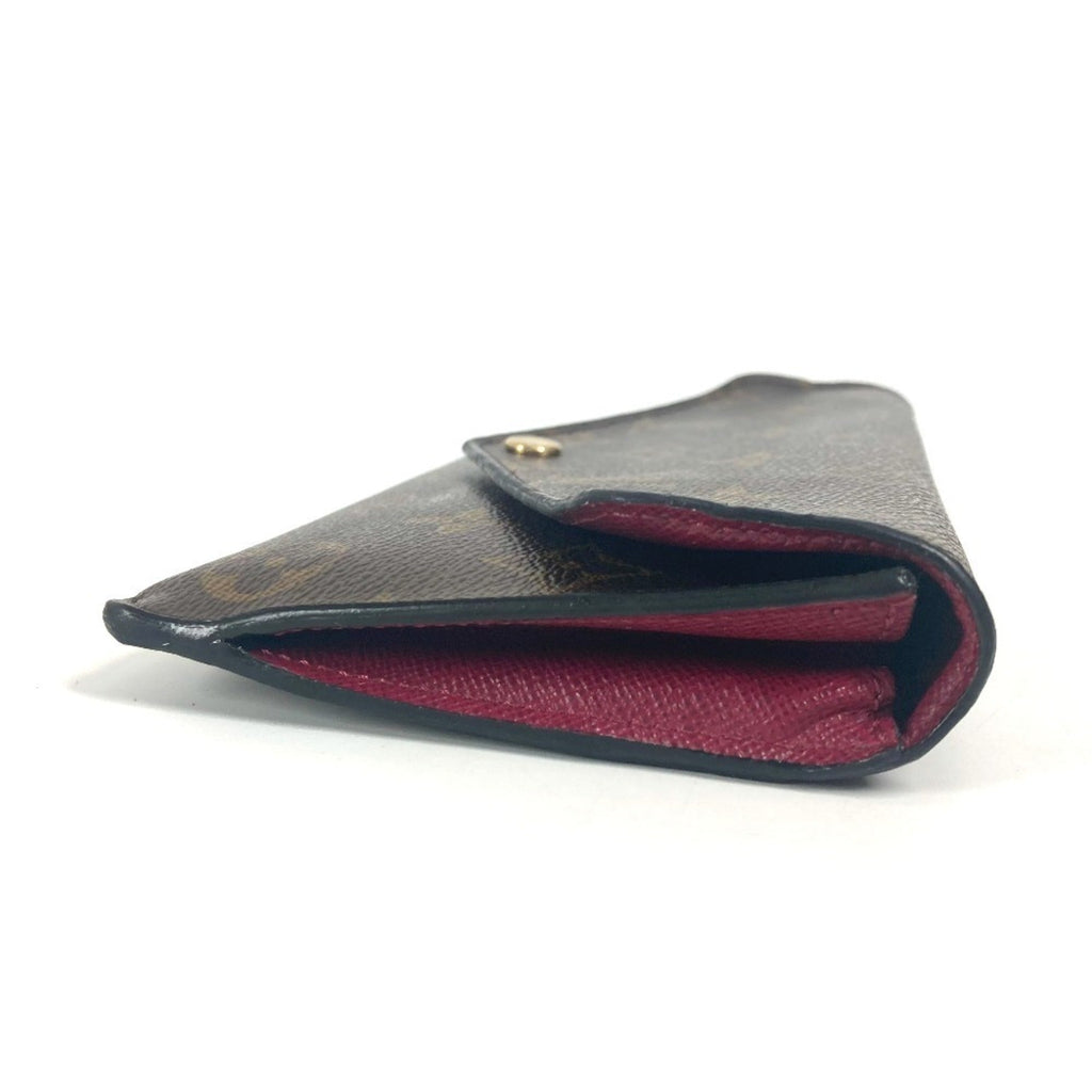 Louis Vuitton Monogram Brown Pink Monogram Long Wallet