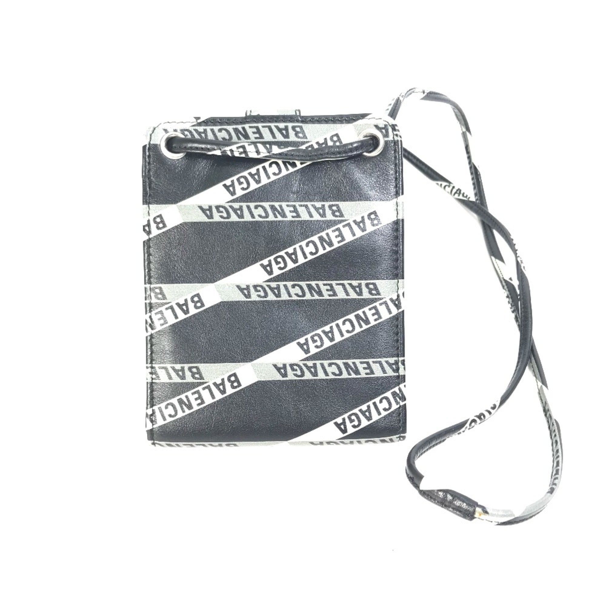 Balenciaga Black Leather Shoulder