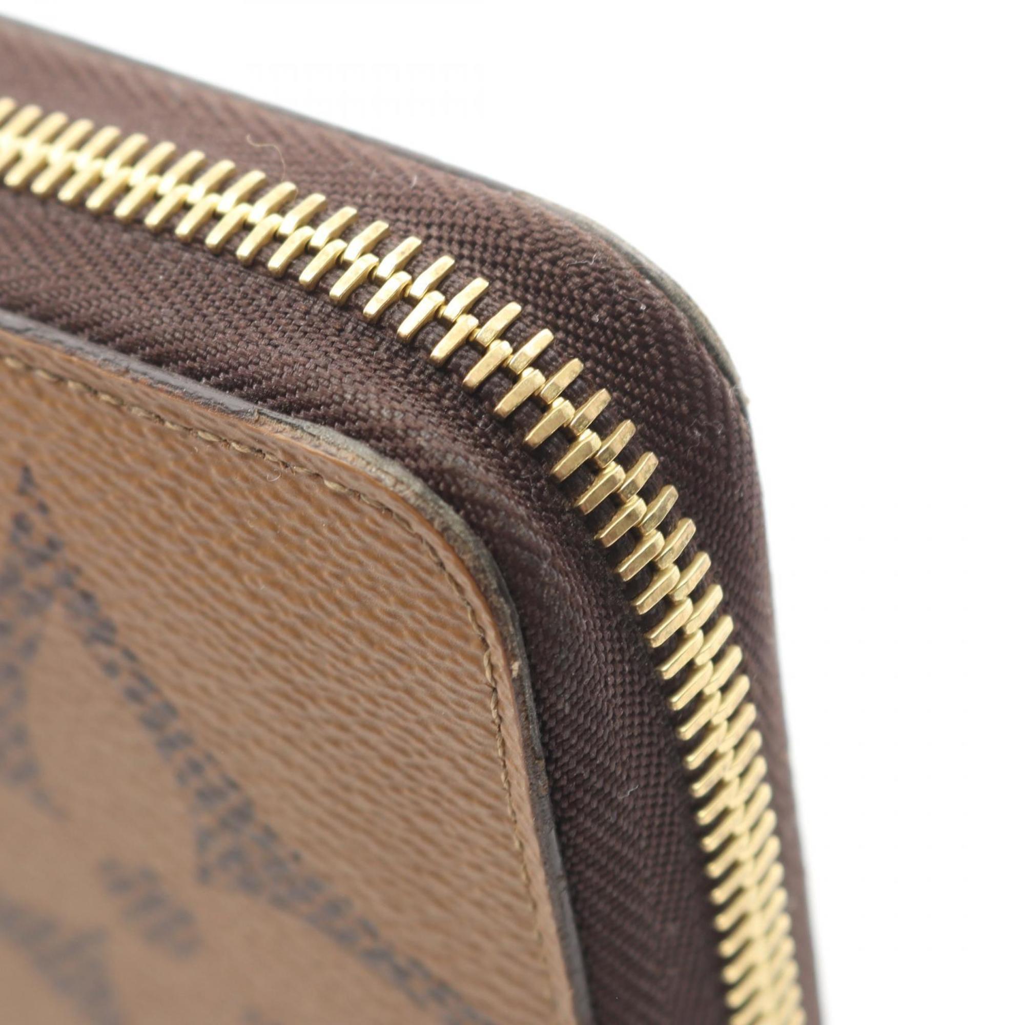 Louis Vuitton Brown Coated Canvas Long Wallet