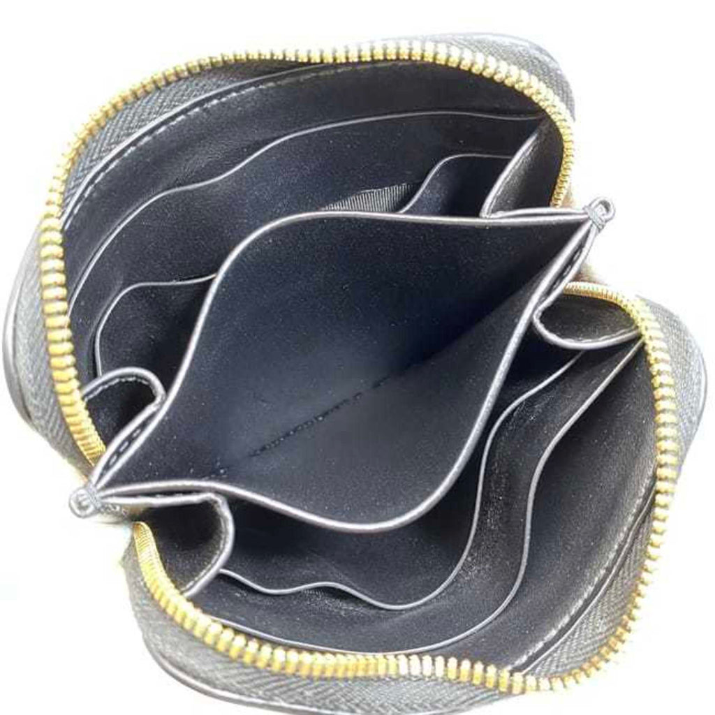 Bottega Veneta Black Leather Coin Purse/Coin Case