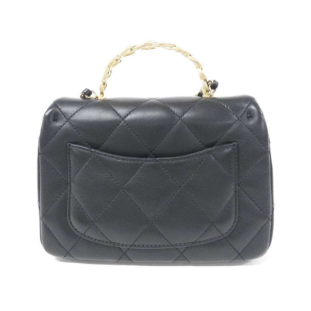 Chanel Black Leather Handbag