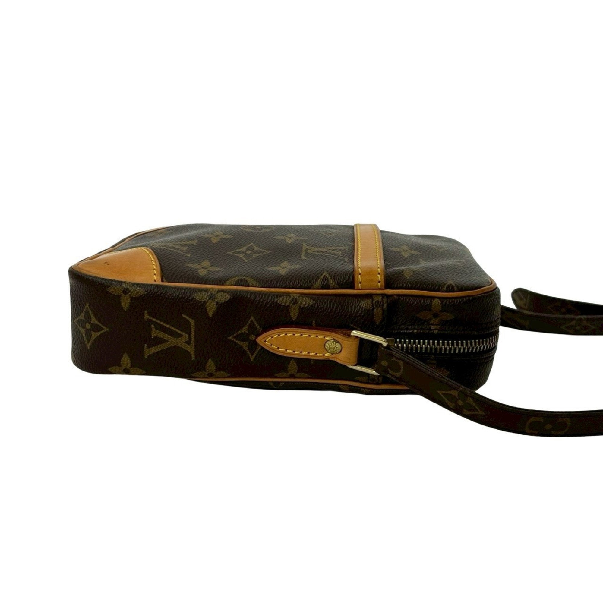 Louis Vuitton Brown Leather Pvc Pochette Shoulder Bag