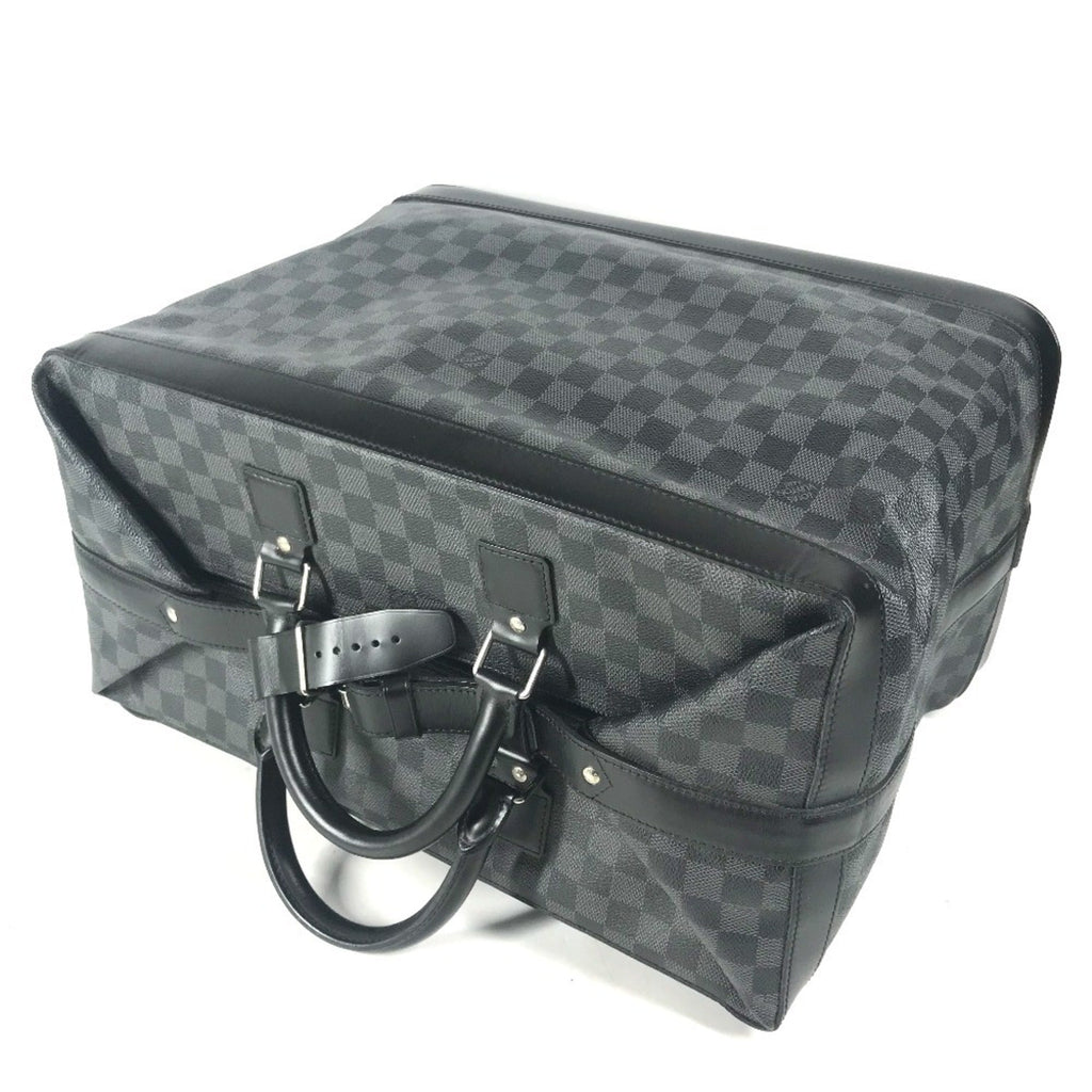 Louis Vuitton Black Damier Graphite Boston Bag Handbag