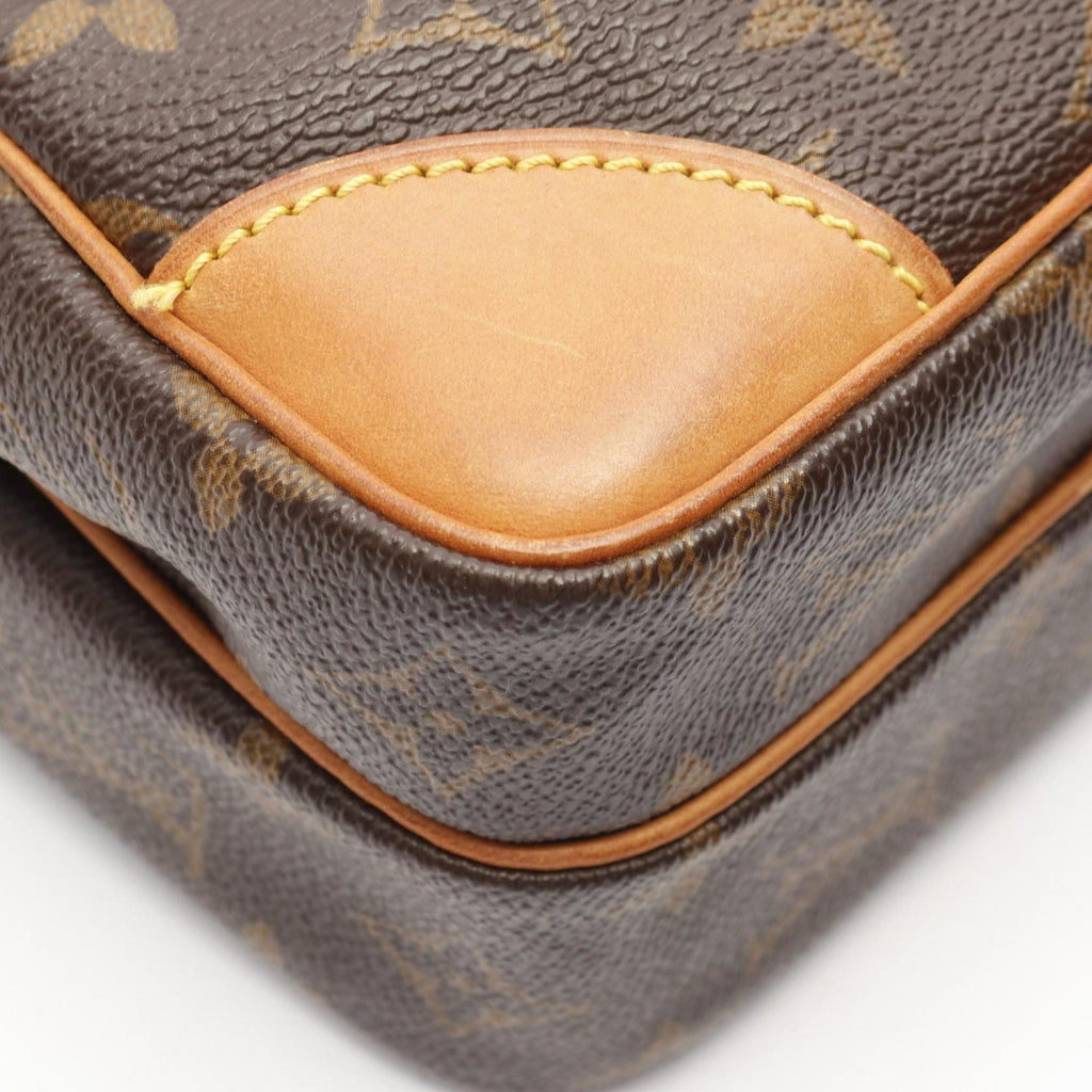 Louis Vuitton Brown Monogram Coated Canvas Leather Pvc Shoulder Bag