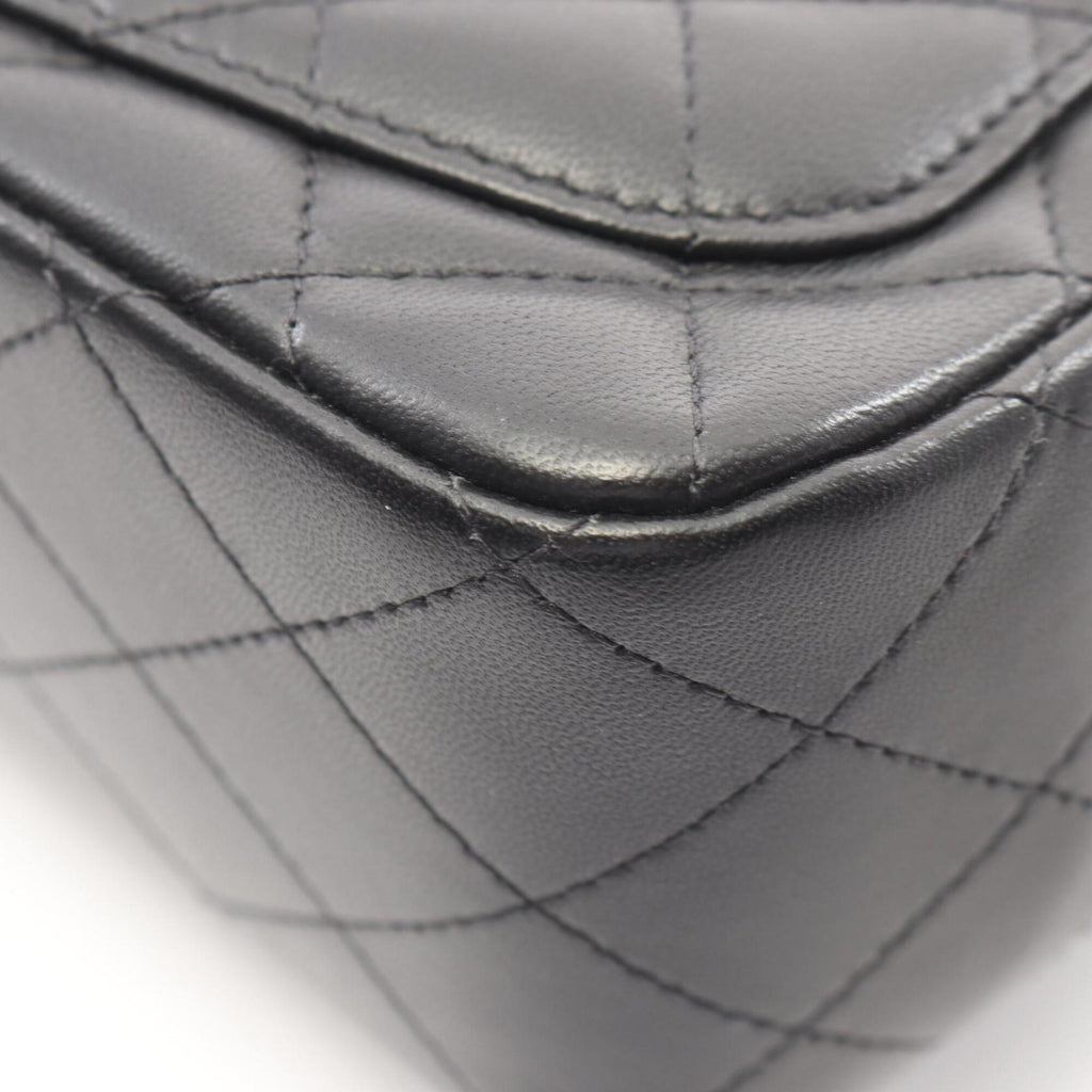 Chanel Black Leather Handbag Shoulder Bag