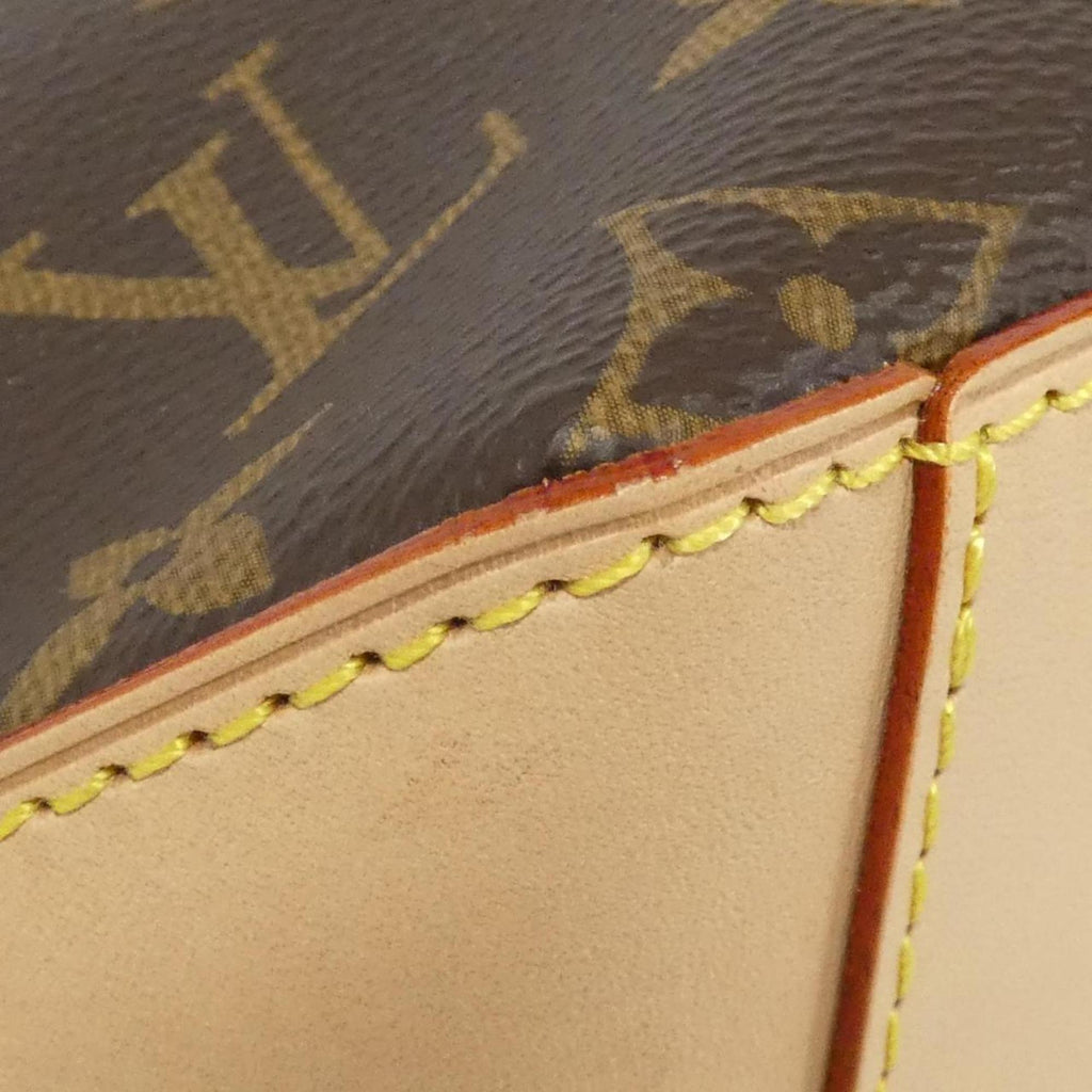 Louis Vuitton Brown Coated Canvas Handbag