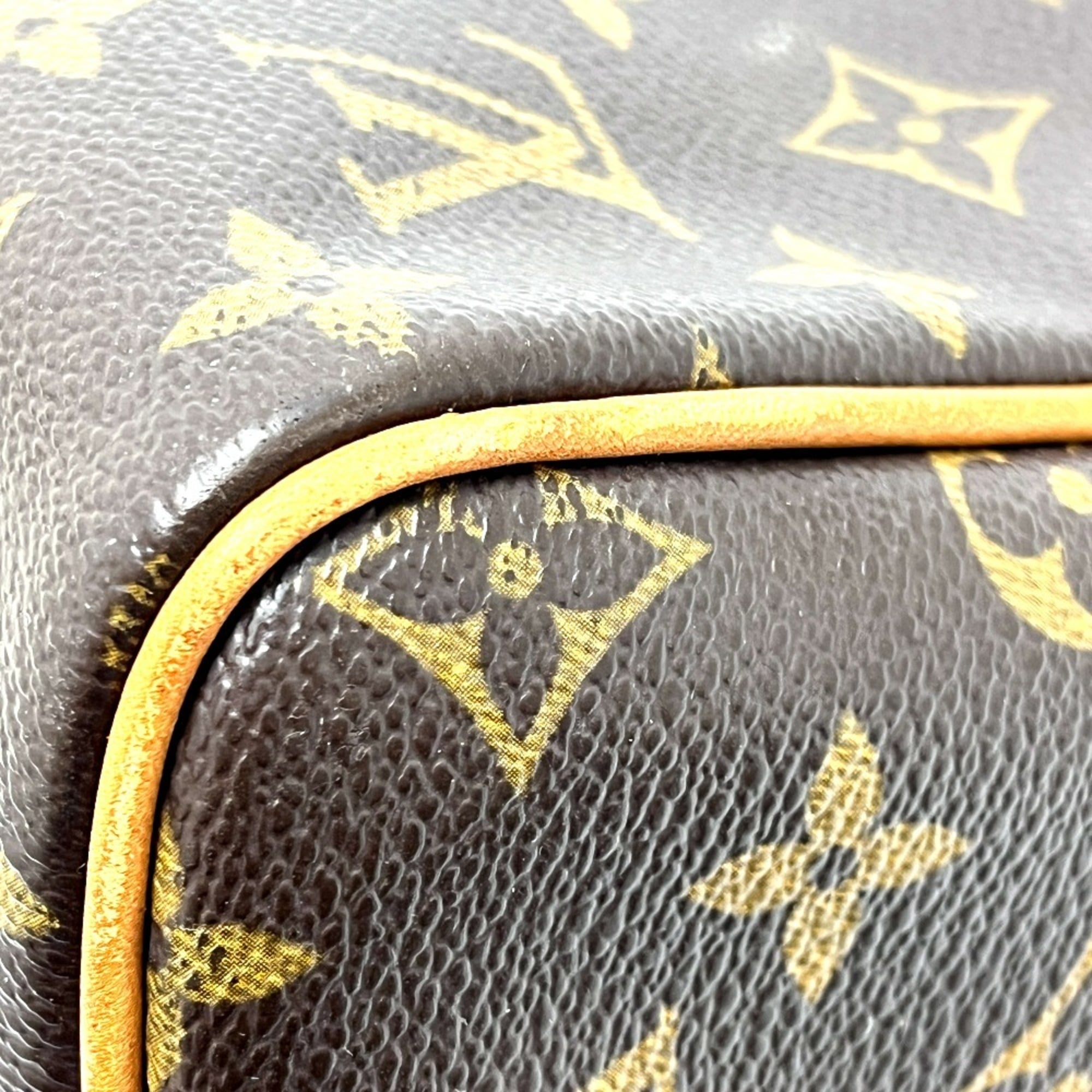 Louis Vuitton Brown Monogram Canvas Boston Bag Handbag
