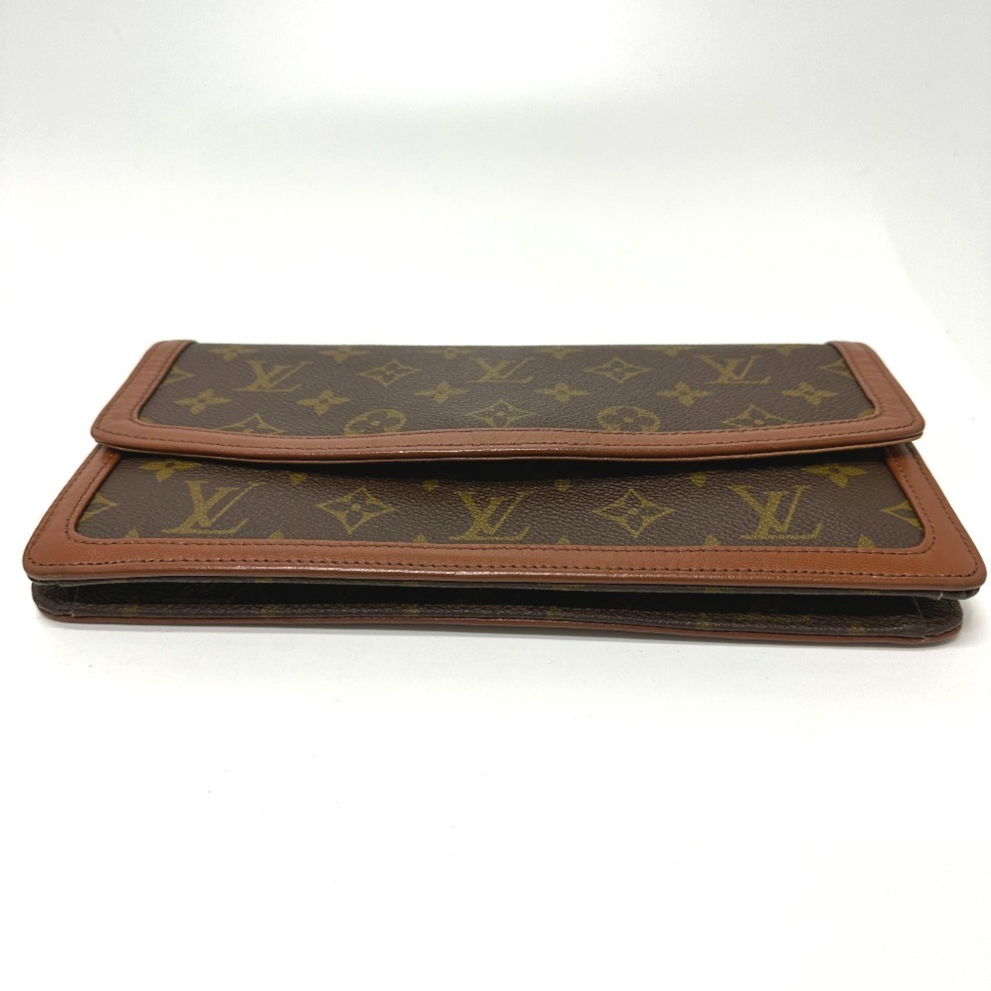 Louis Vuitton Brown Monogram Clutch Bag Pochette
