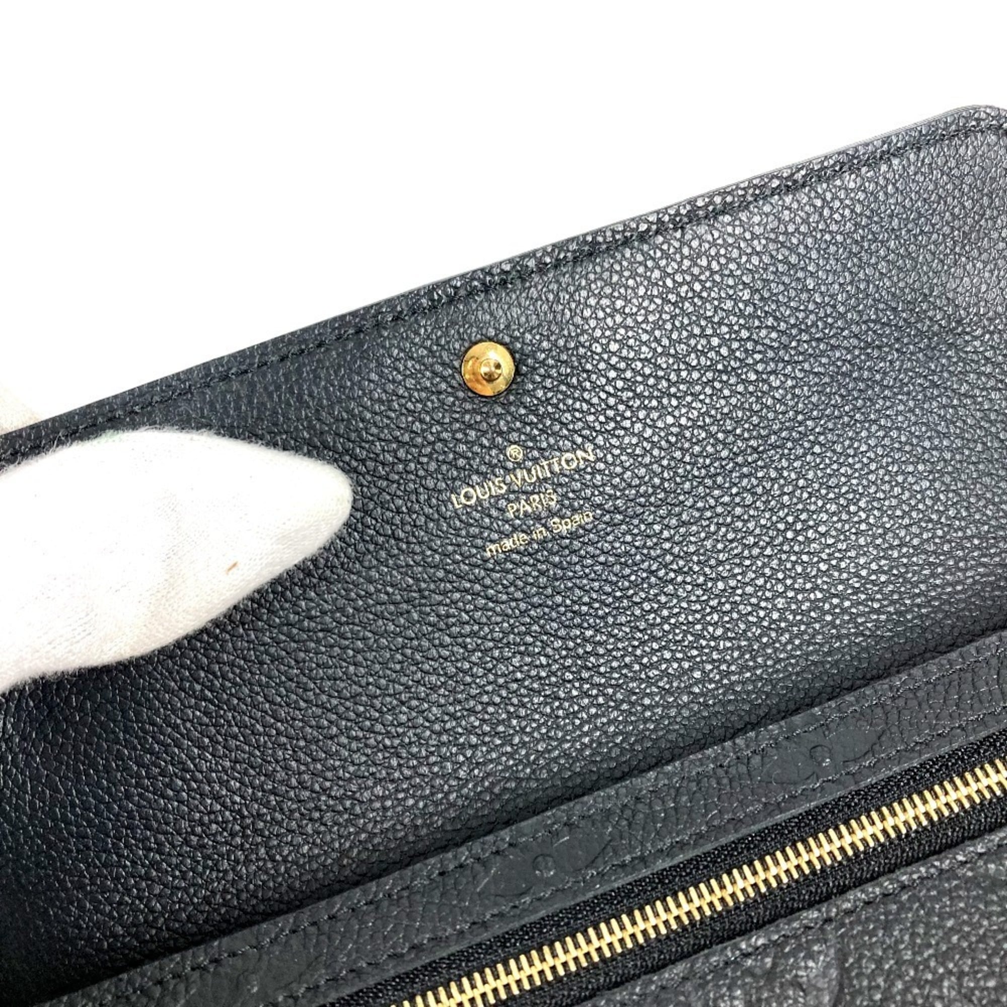 Louis Vuitton Monogram Empreinte Black Noir Monogram Empreinte Long Wallet