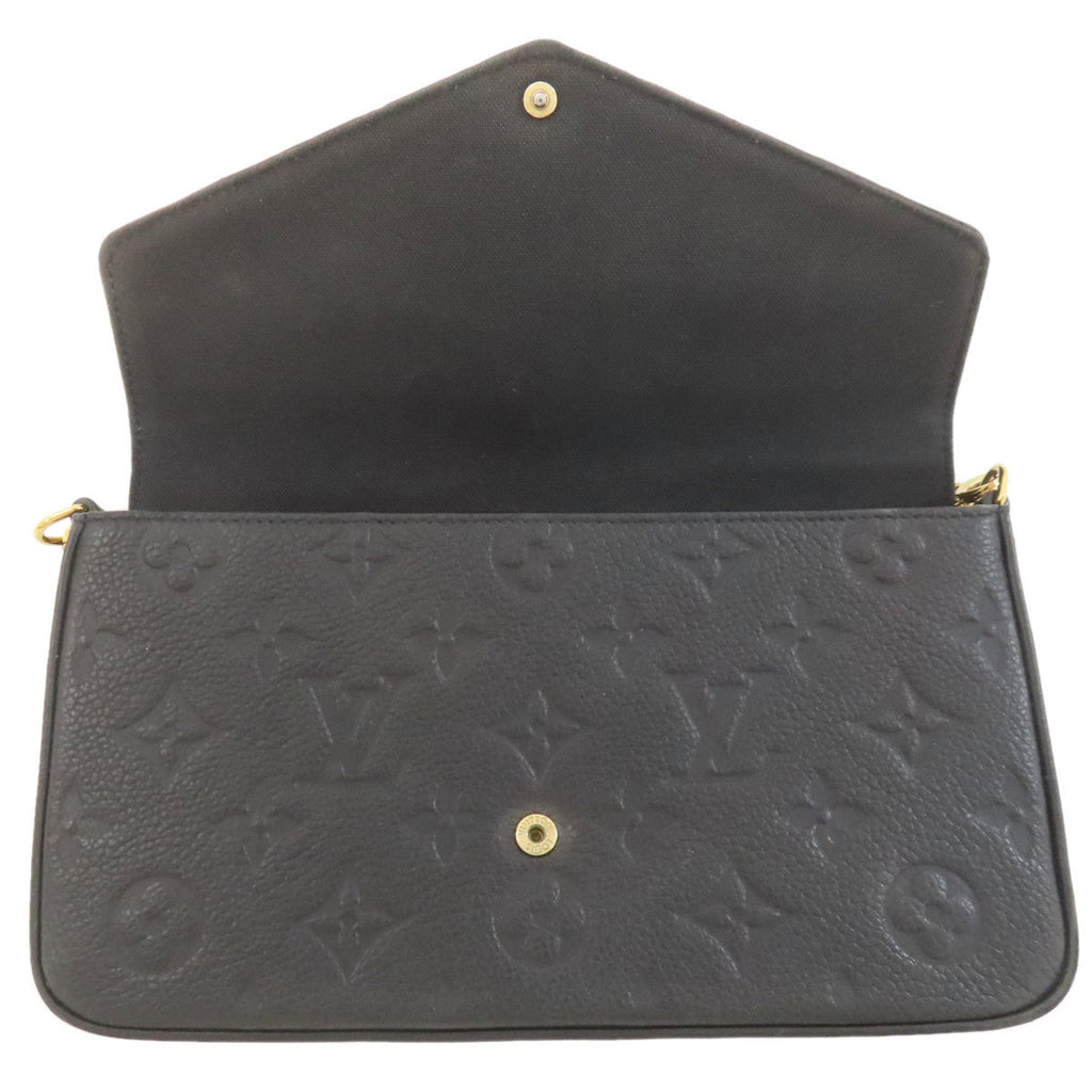 Louis Vuitton Black Chain/Shoulder Wallet