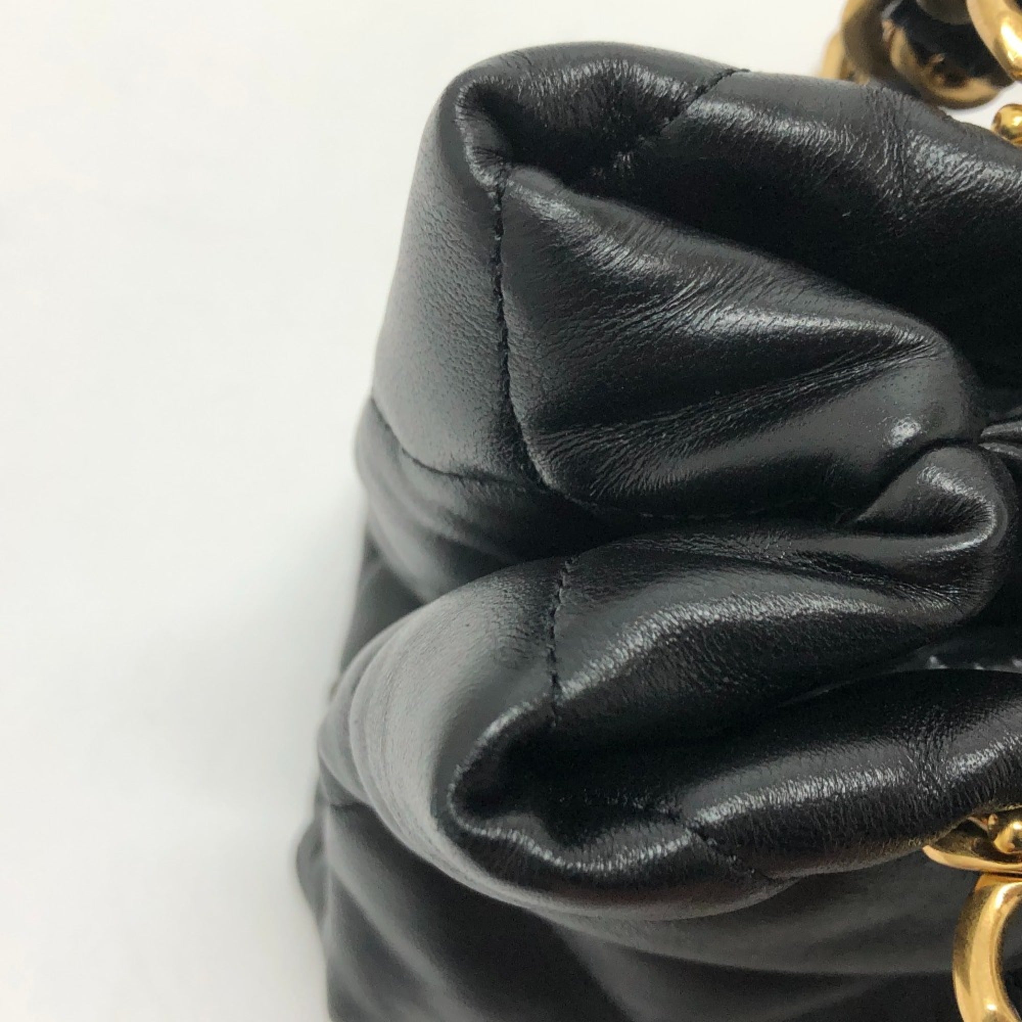 Chanel Black Leather Shoulder Bag