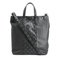 Louis Vuitton Black Noir Taigarama Handbag Shoulder Bag Tote Bag
