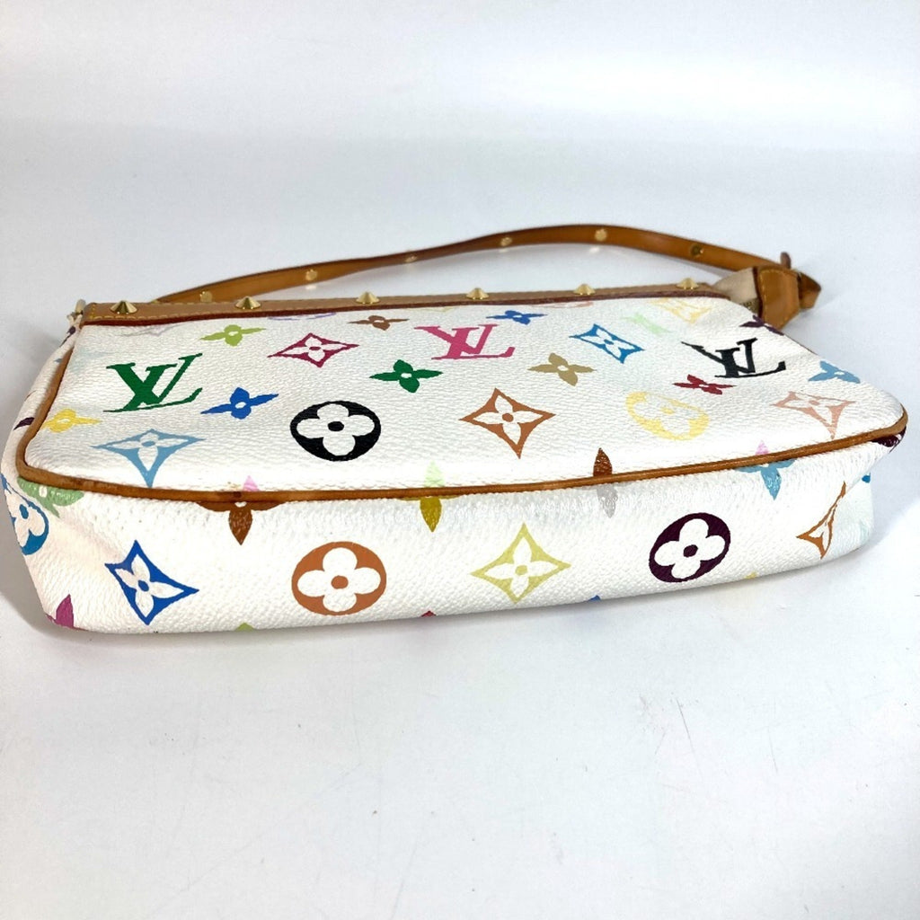 Louis Vuitton Blanc Monogram Multi-Color White Monogram Multicolore Handbag Pouch Shoulder Bag