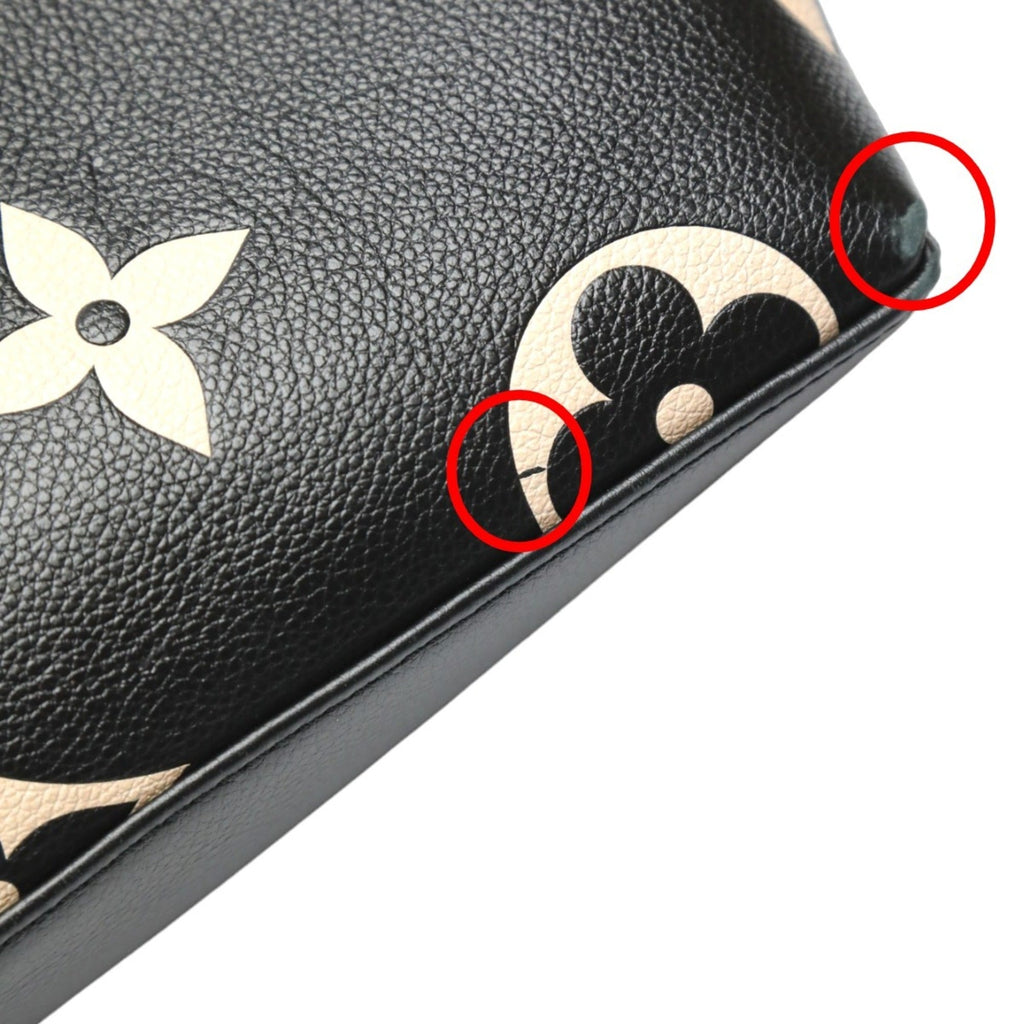 Louis Vuitton Black Monogram Empreinte Shoulder Bag