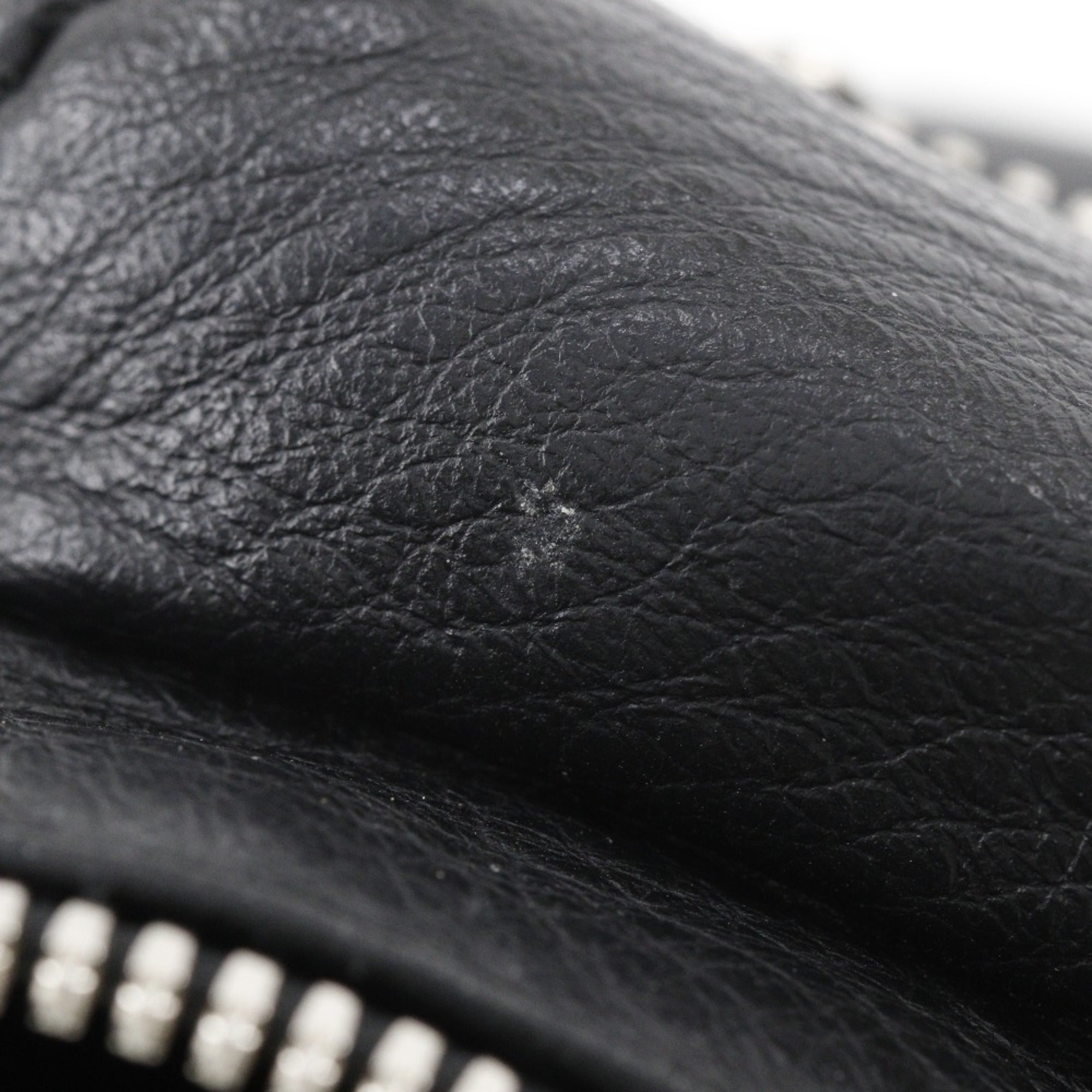 Balenciaga Black Leather Fanny Pack