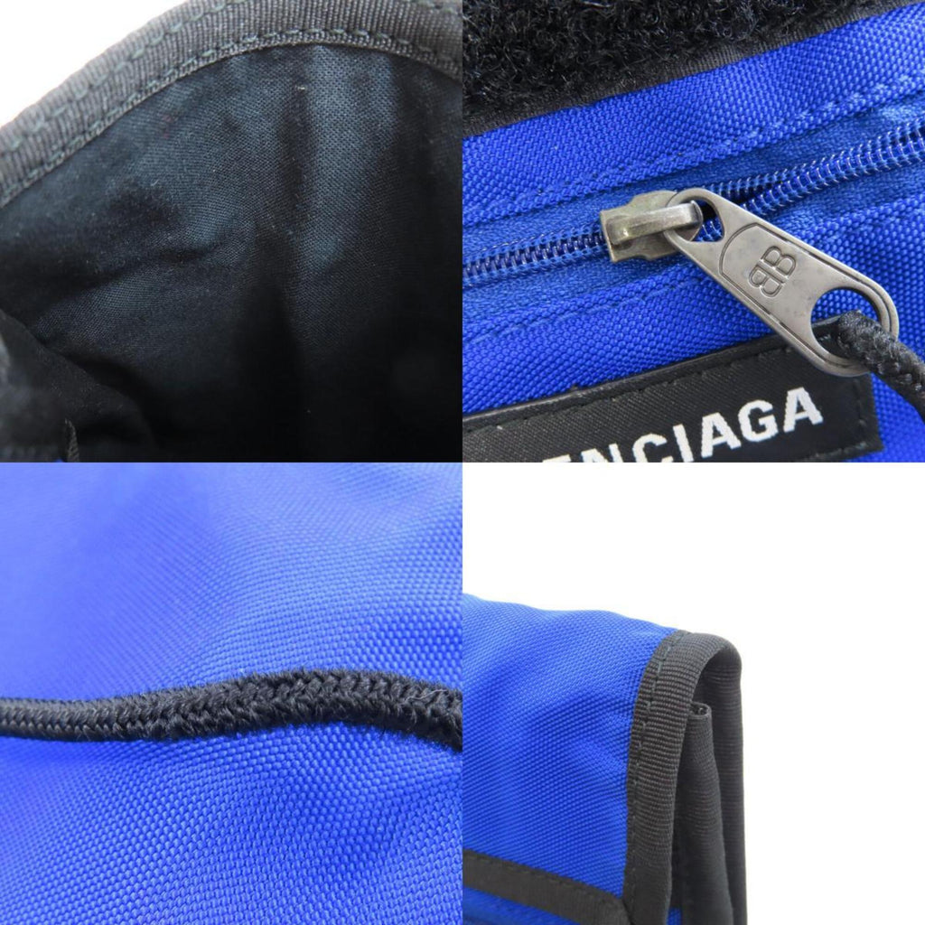 Balenciaga Blue Nylon Shoulder