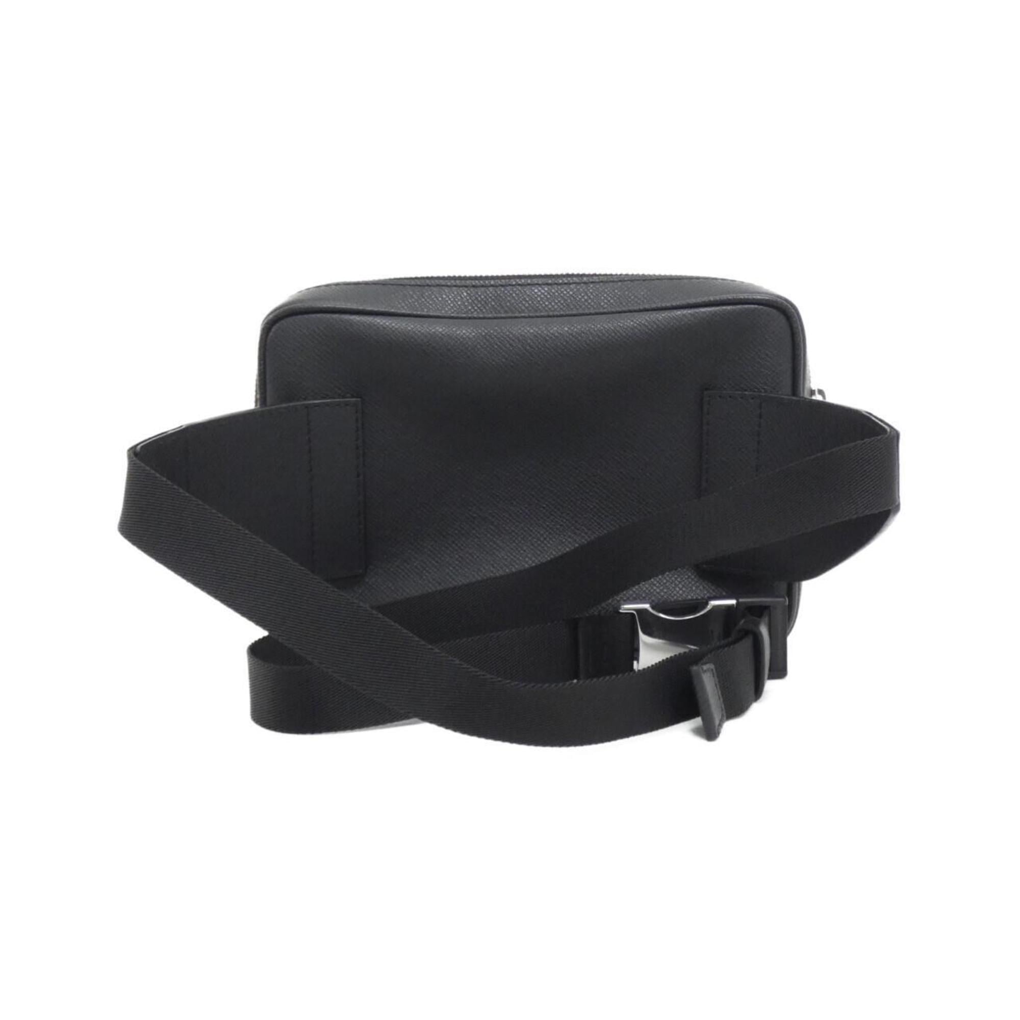 Louis Vuitton Taiga Black Taiga Leather Shoulder Bag