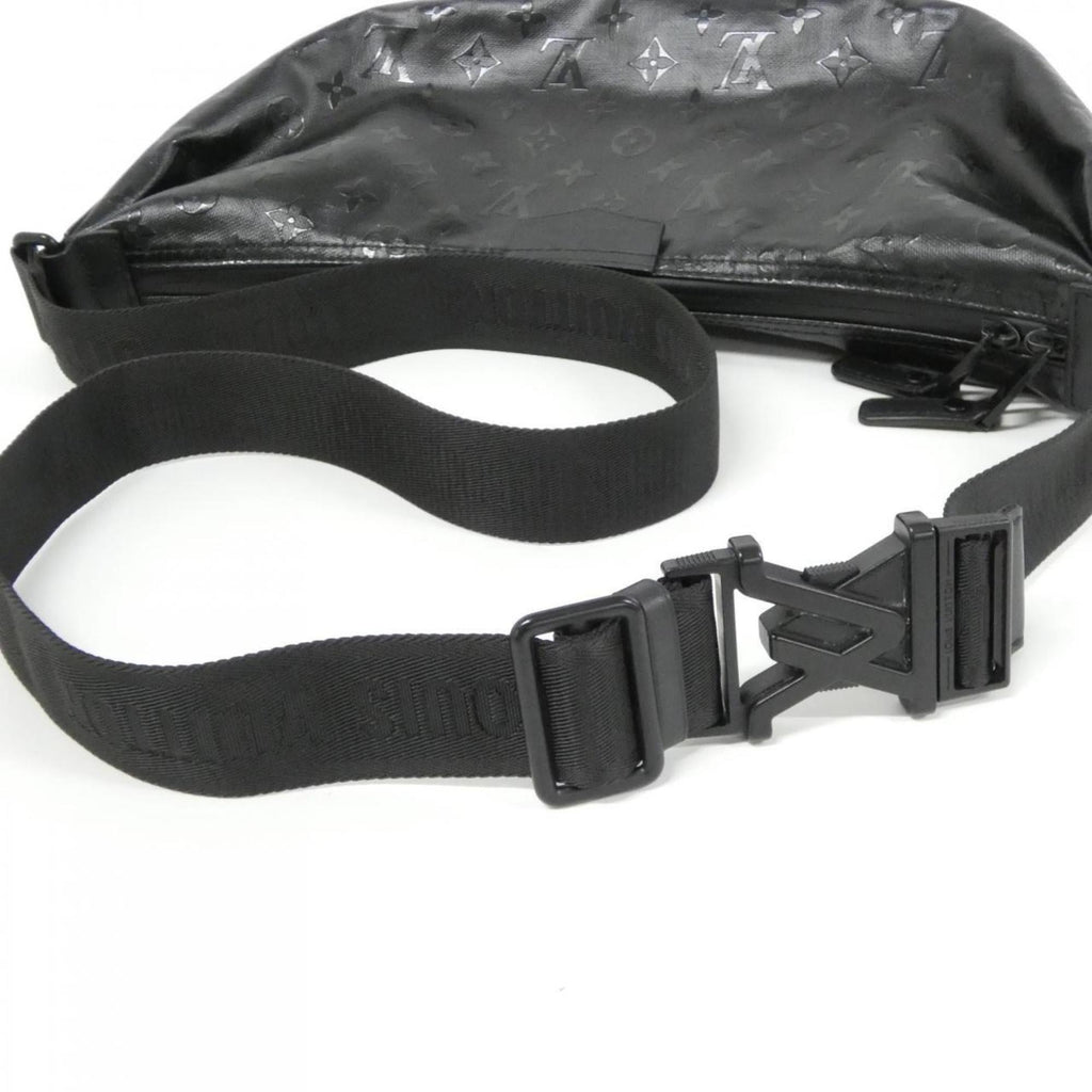 Louis Vuitton Black Coated Canvas Handbag Shoulder Bag