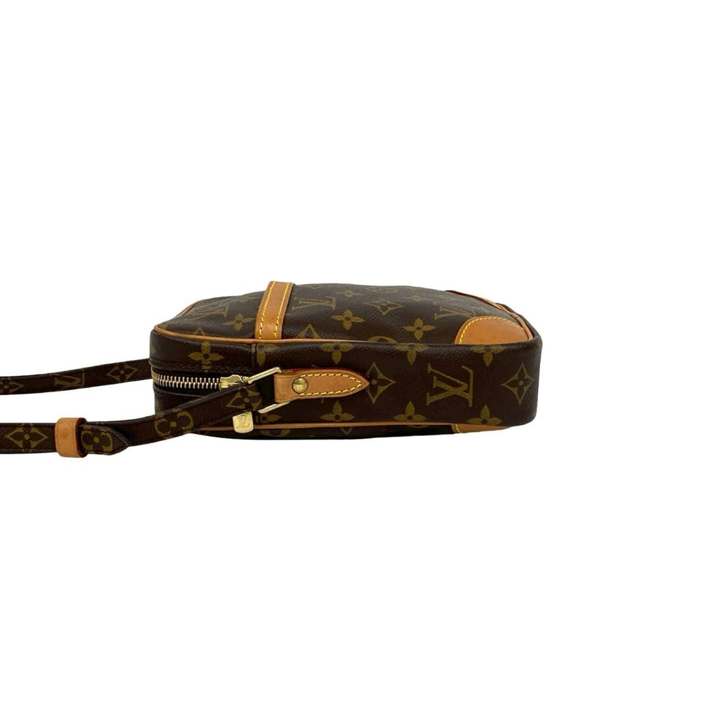 Louis Vuitton Brown Pvc Leather Pochette Shoulder Bag