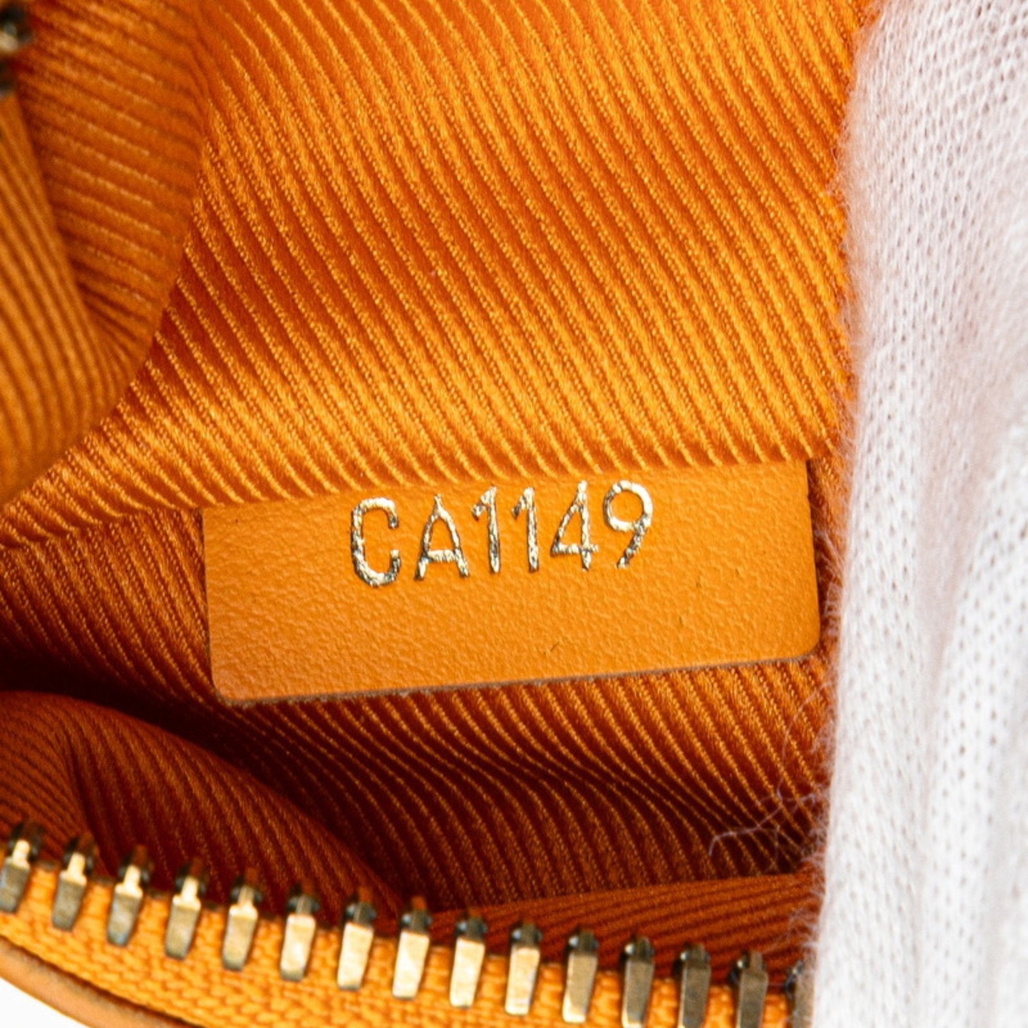 Louis Vuitton Gray Orange Pvc Canvas Shoulder Bag