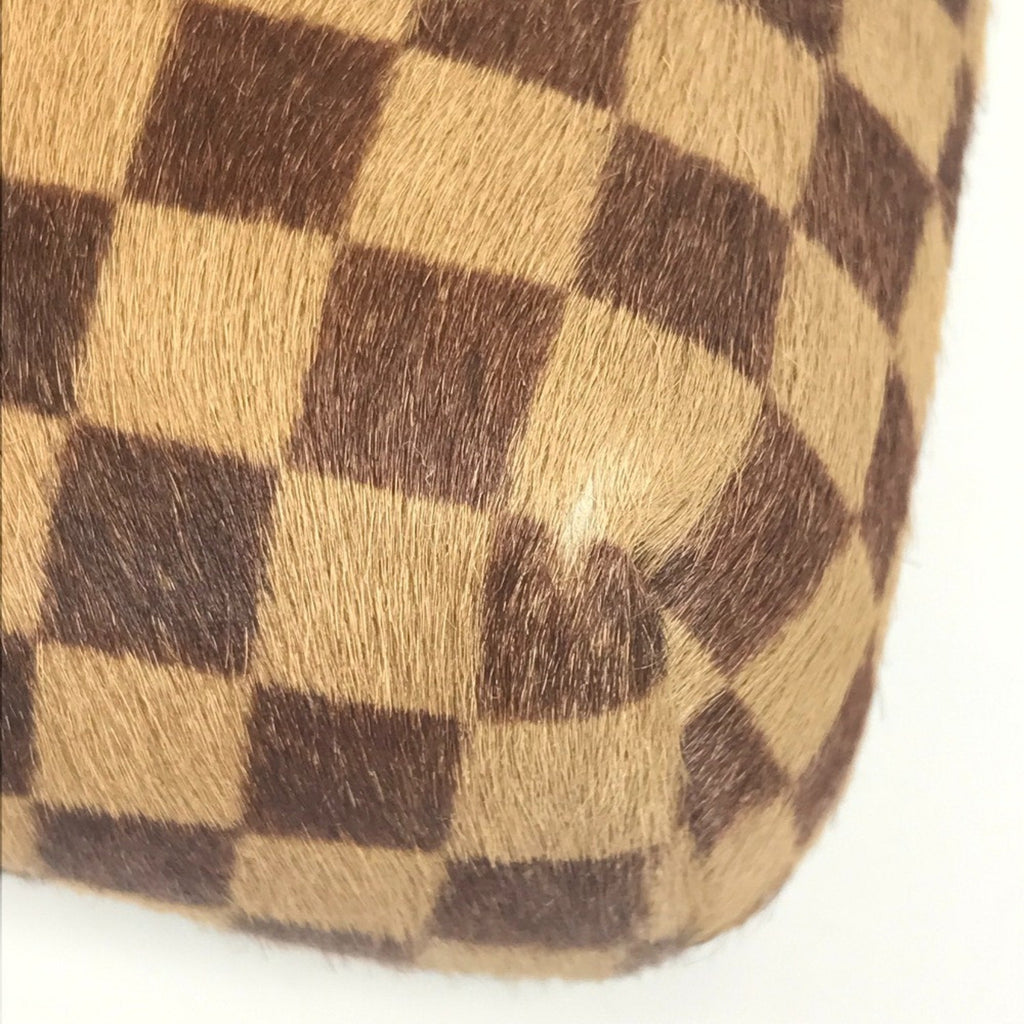 Louis Vuitton Brown Ebene Leather Pochette Shoulder Bag
