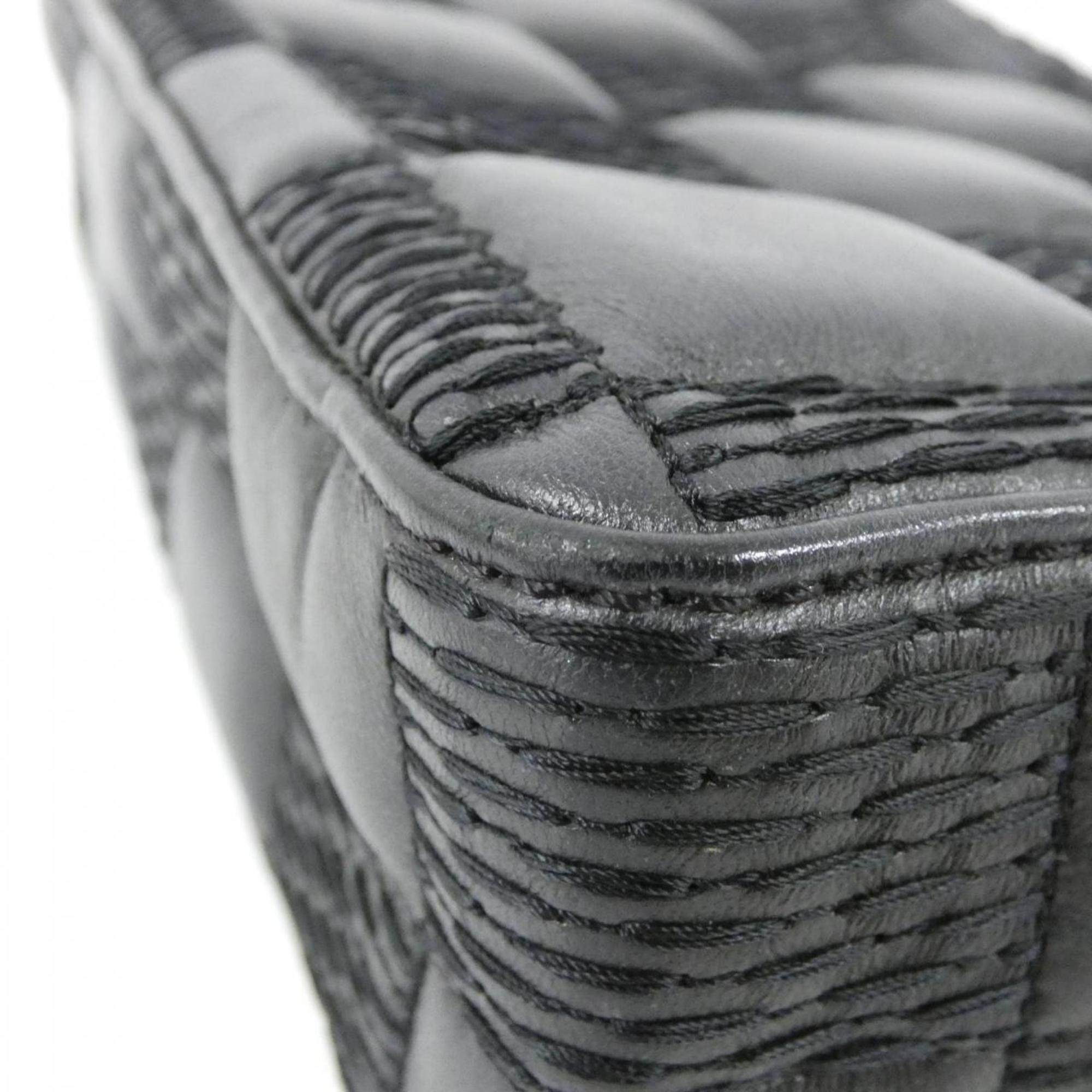 Louis Vuitton Black Leather Shoulder Bag