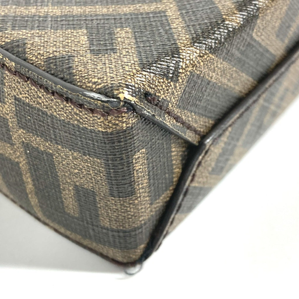 Fendi Brown Leather Clutch Bag